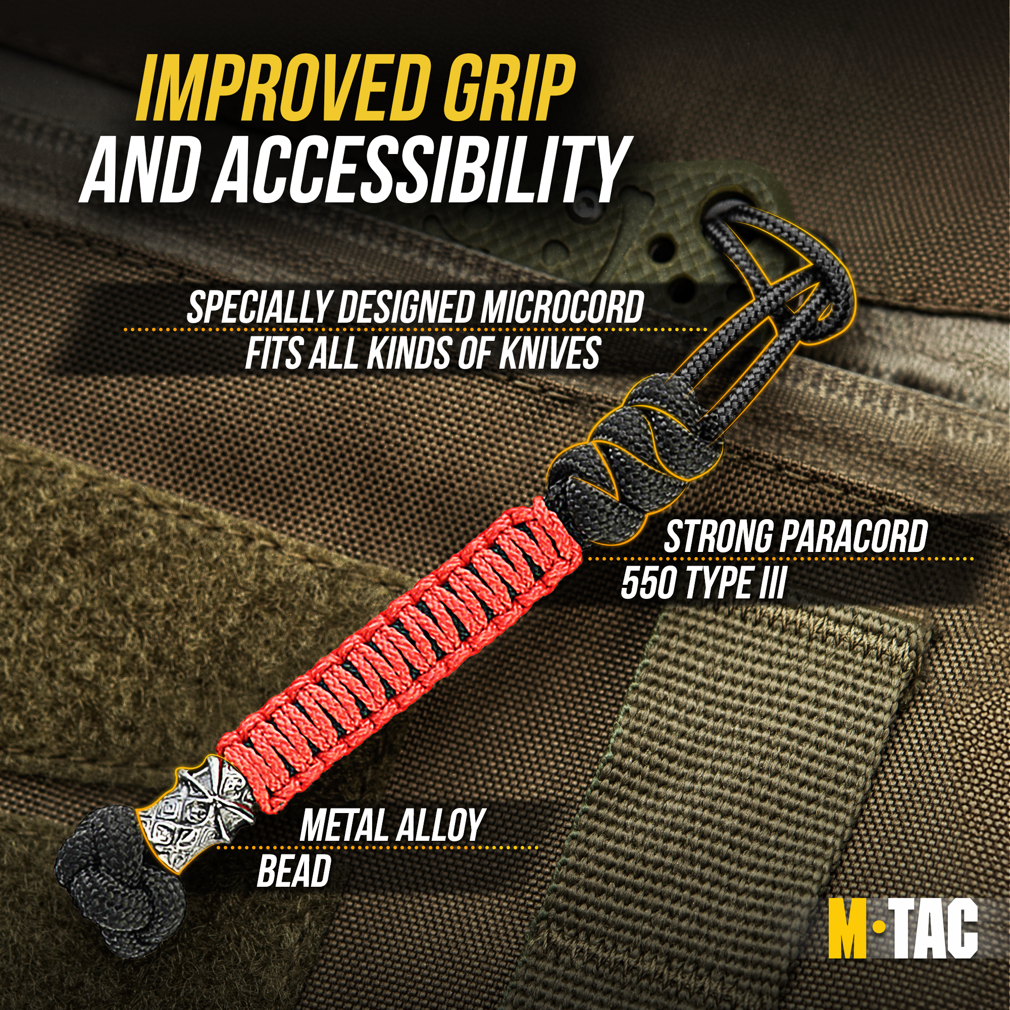 M-Tac Knife Lanyard Ninja Ver.2 - M-TAC