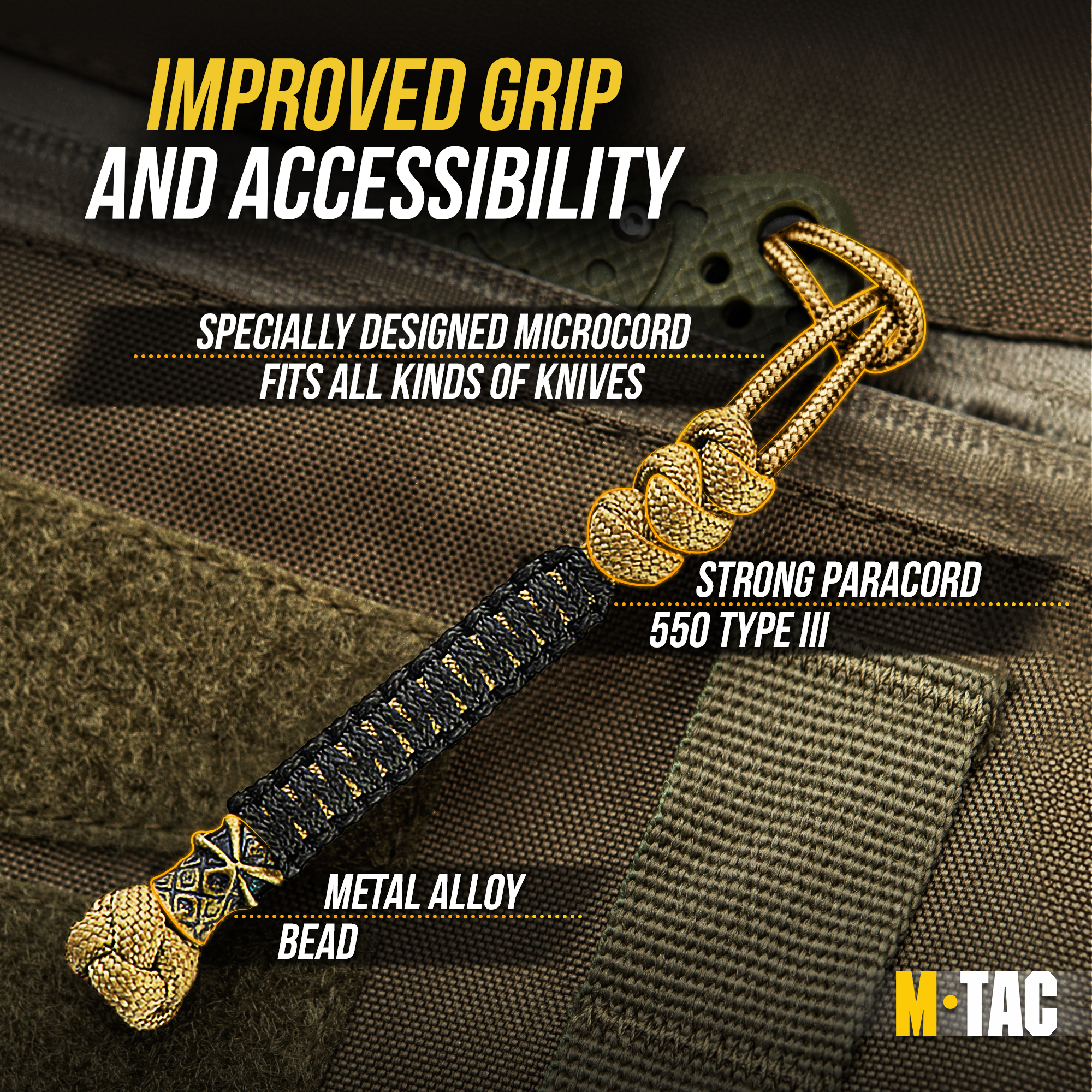 M-Tac Knife Lanyard Ninja Ver.2 - M-TAC