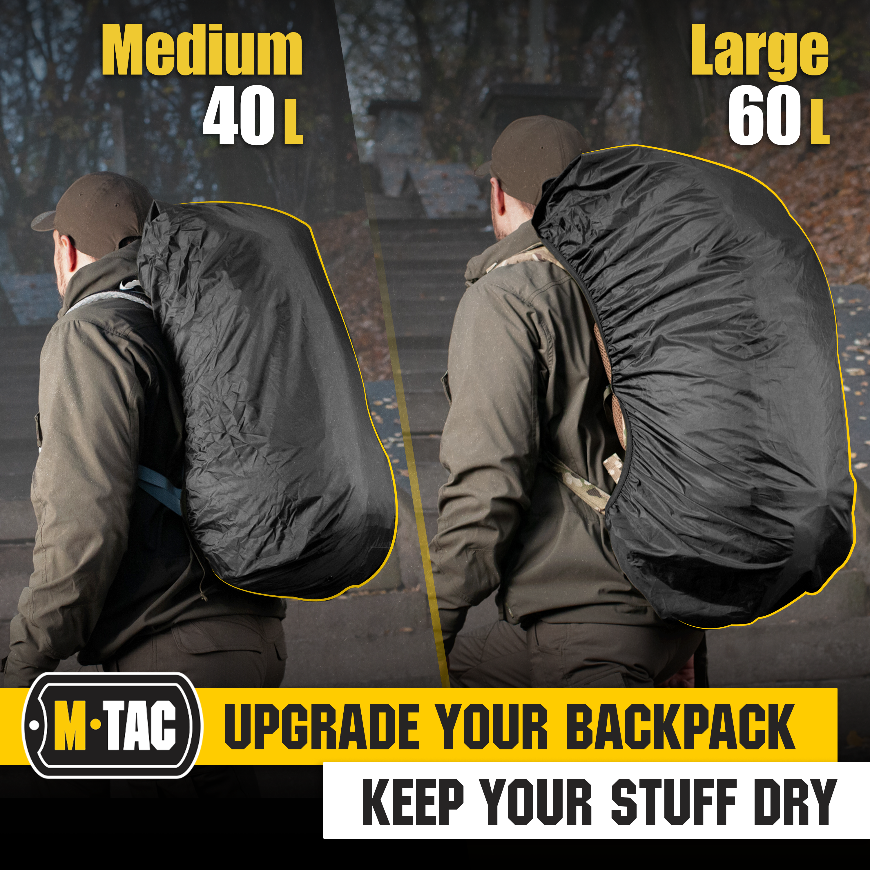 M-Tac Waterproof Backpack Cover - M-TAC