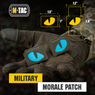 M-Tac patch Tiger Eyes Laser Cut (couple) - M-TAC