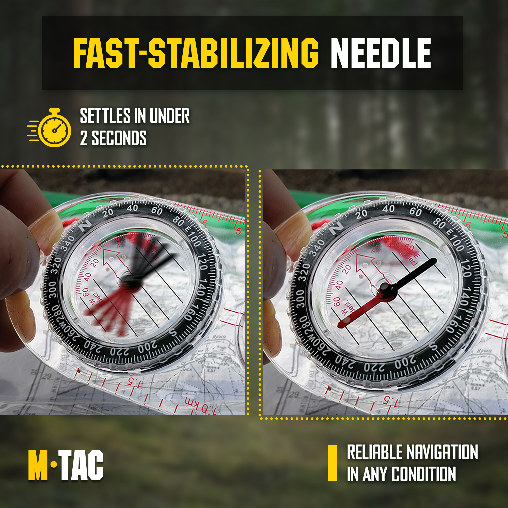 M-Tac Map Compass - M-TAC