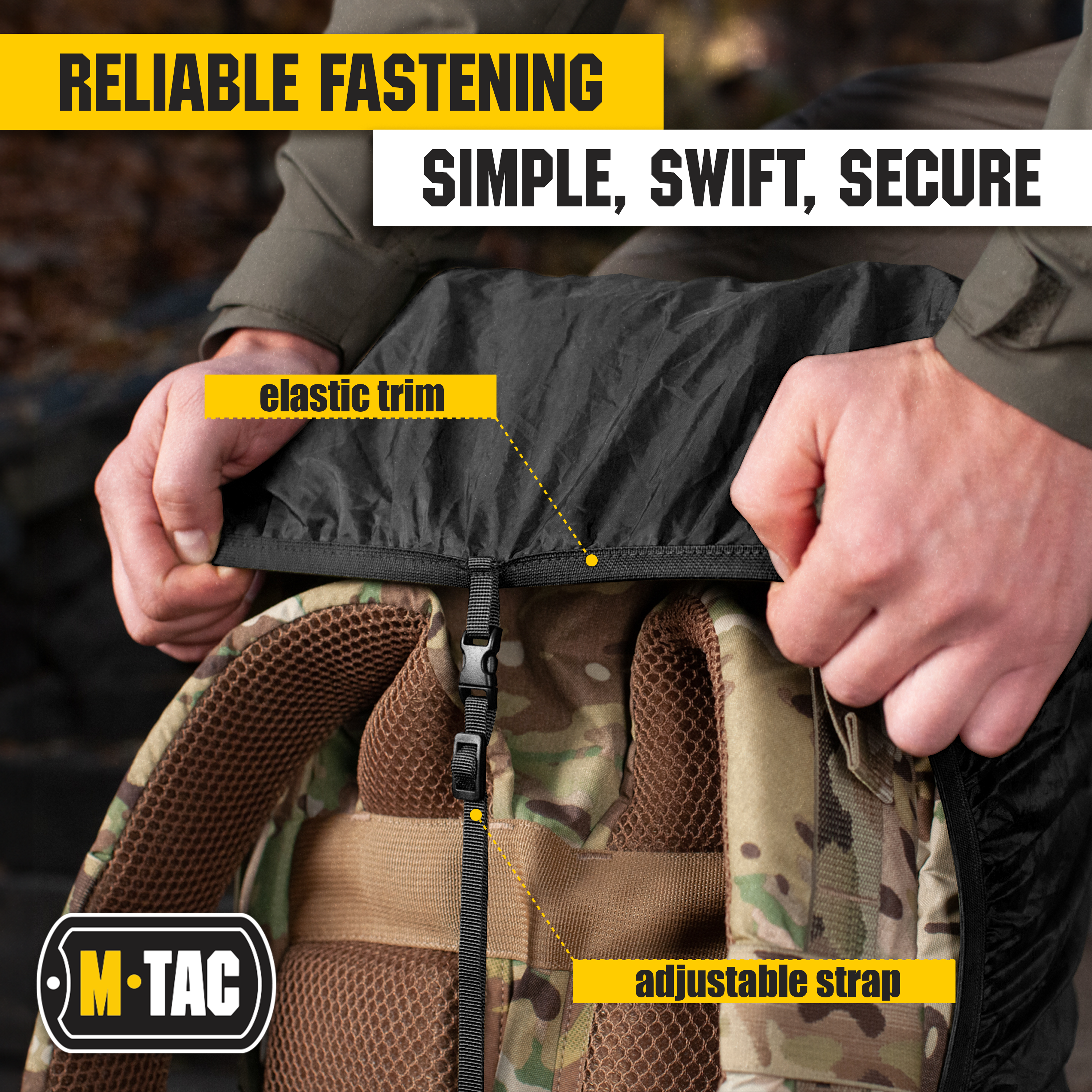 M-Tac Waterproof Backpack Cover - M-TAC