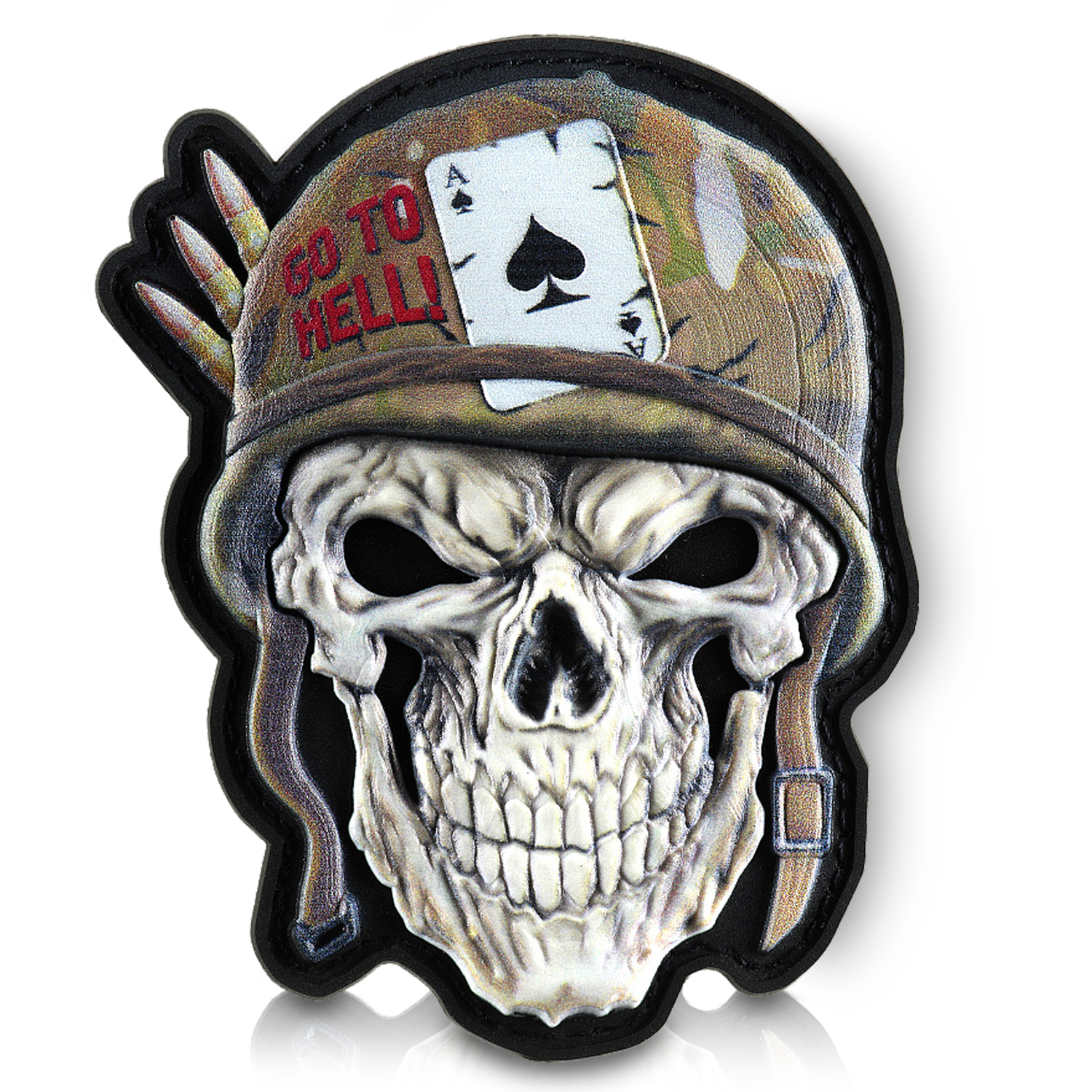 M-Tac Patch Skull in a Helmet PVC