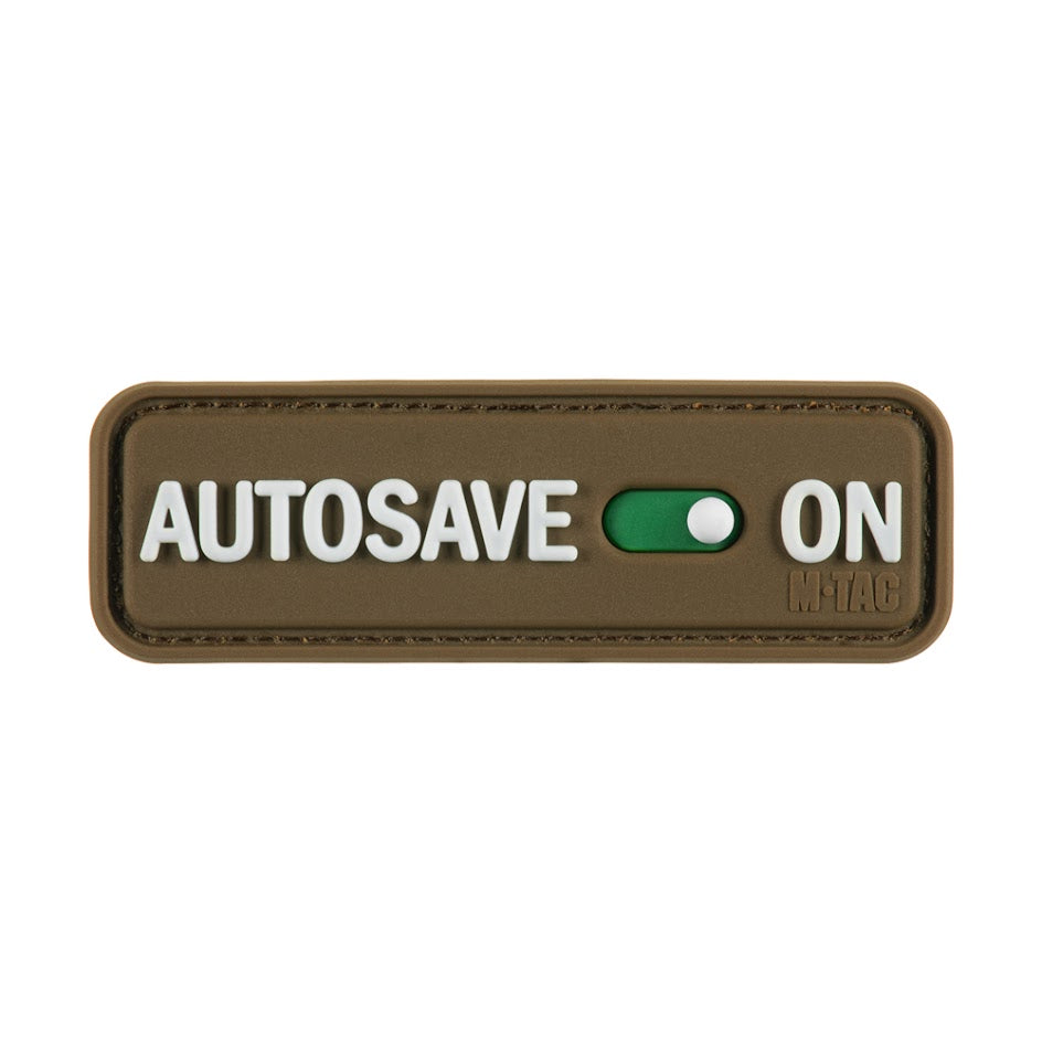 M-Tac Morale Patch Auto Save On