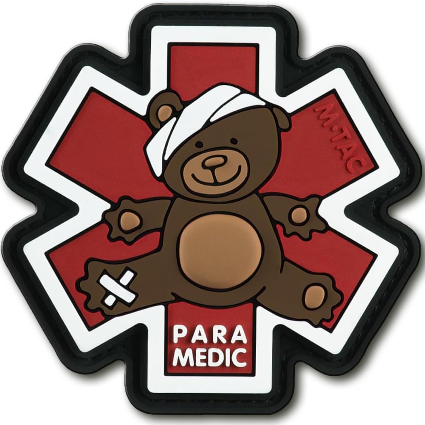 M-Tac Morale Patch Paramedic Bear PVC