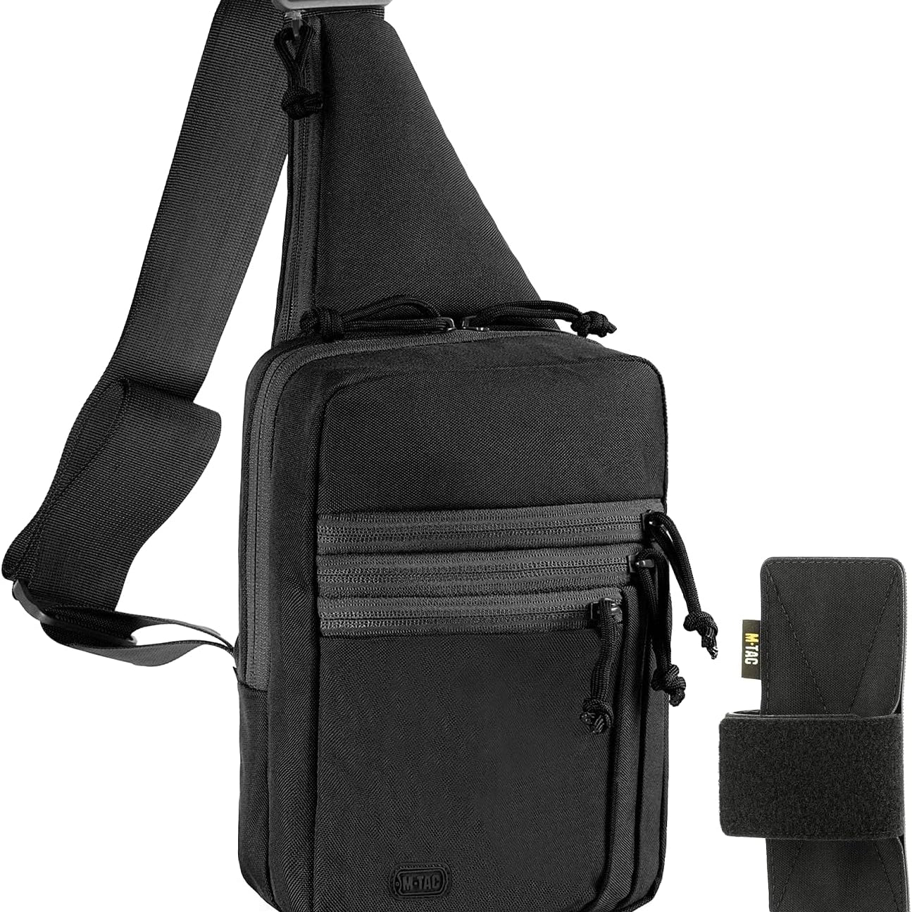 M-Tac LEFT-HANDED Tactical Sling Bag for Men with Holster