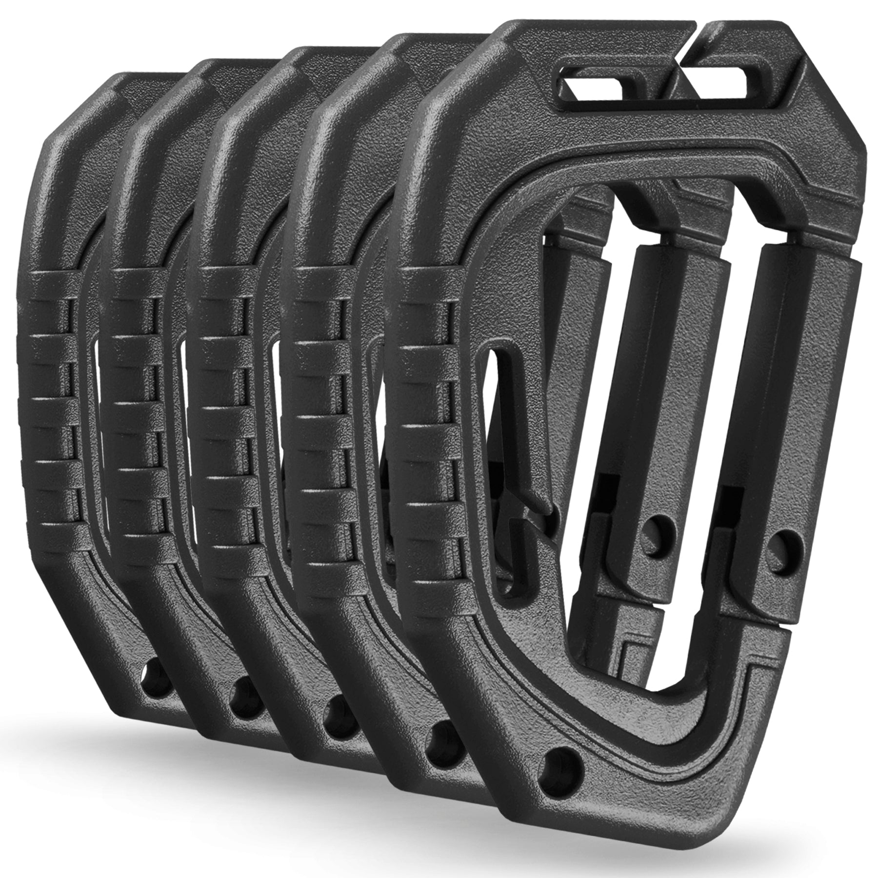 M-Tac Plastic Tactical Carabiners (Set of 5) - M-TAC