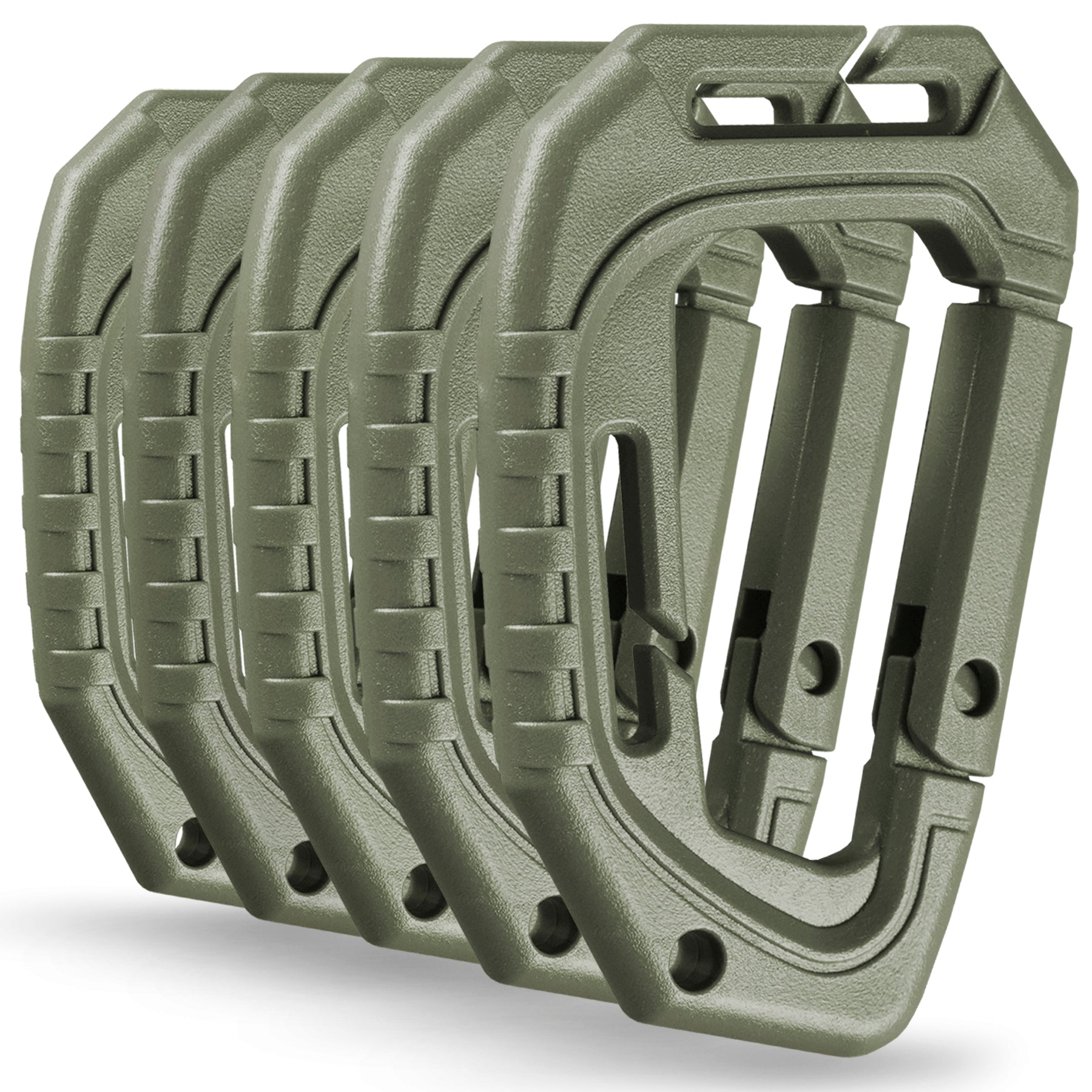 M-Tac Plastic Tactical Carabiners (Set of 5) - M-TAC
