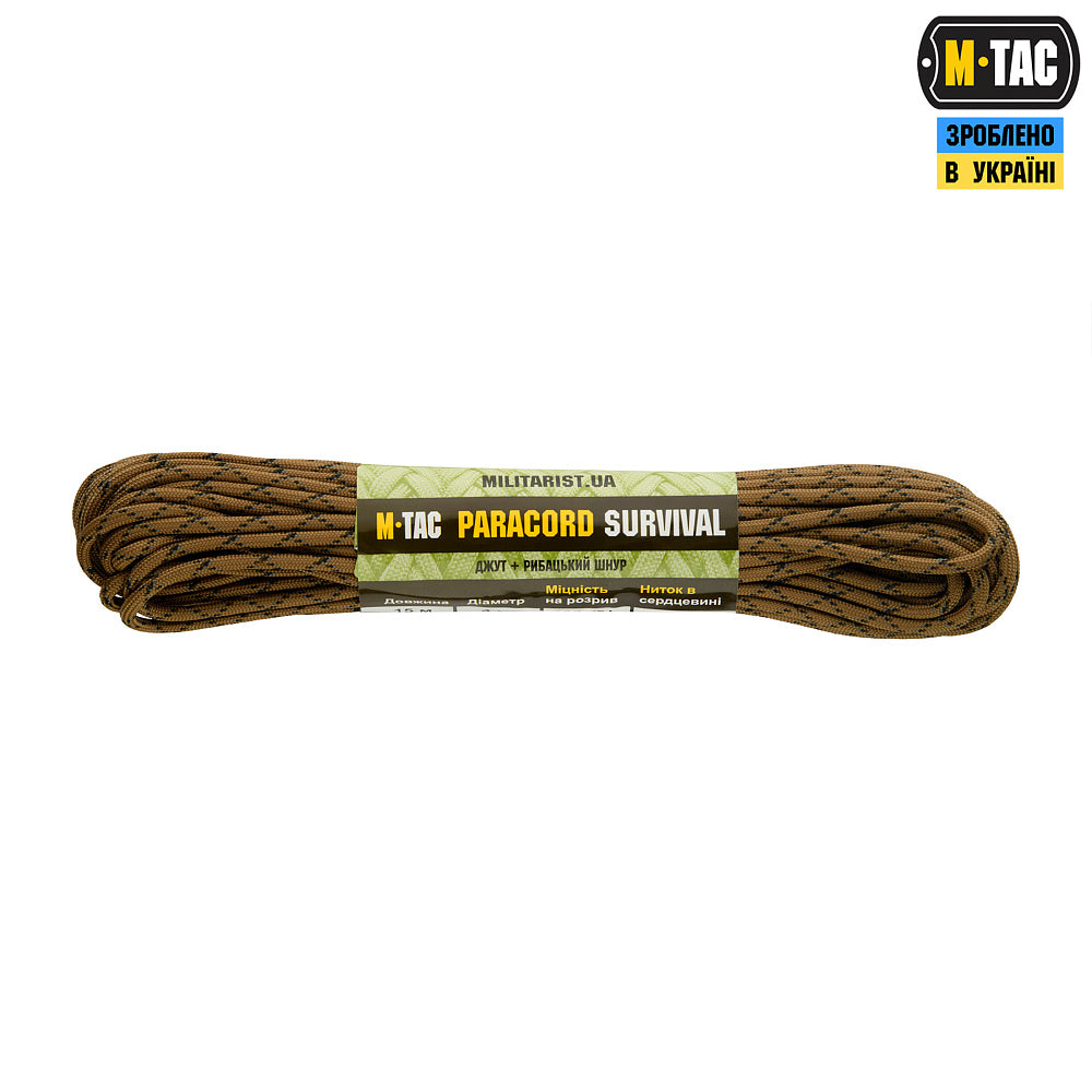 M-Tac Paracord Survival 15m