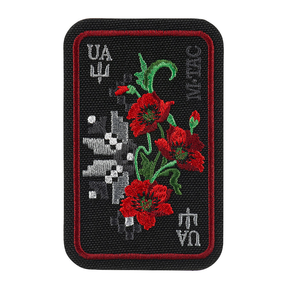 M-Tac Patch Ornament Poppy Embroidery