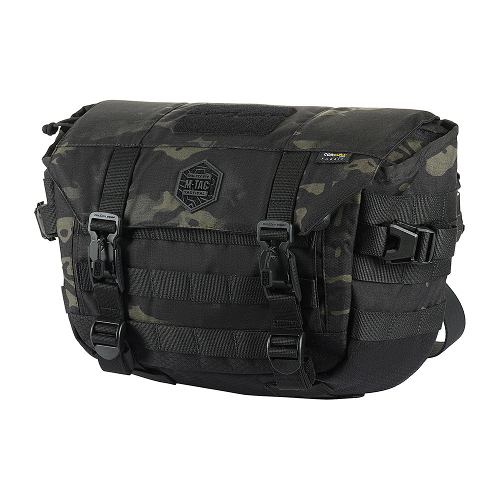 M-Tac Messenger Bag Elite Hex Black - M-TAC