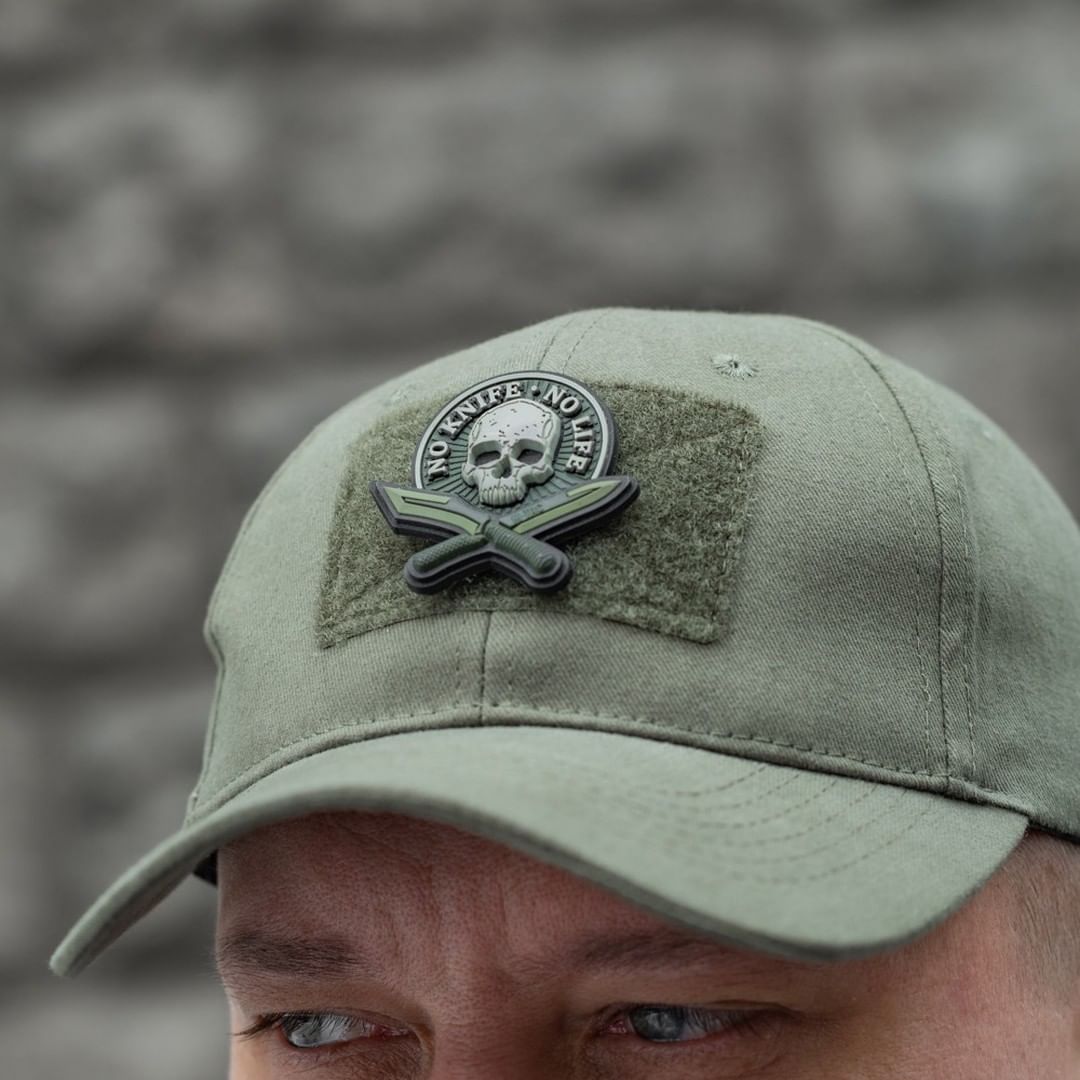M-Tac patch No Knife - No Life 3D PVC - M-TAC