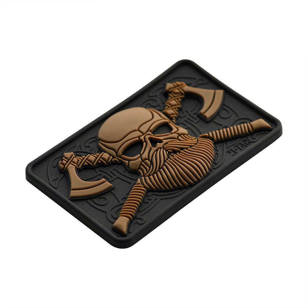 M-Tac Bearded Skull with Axes 3D PVC - M-TAC