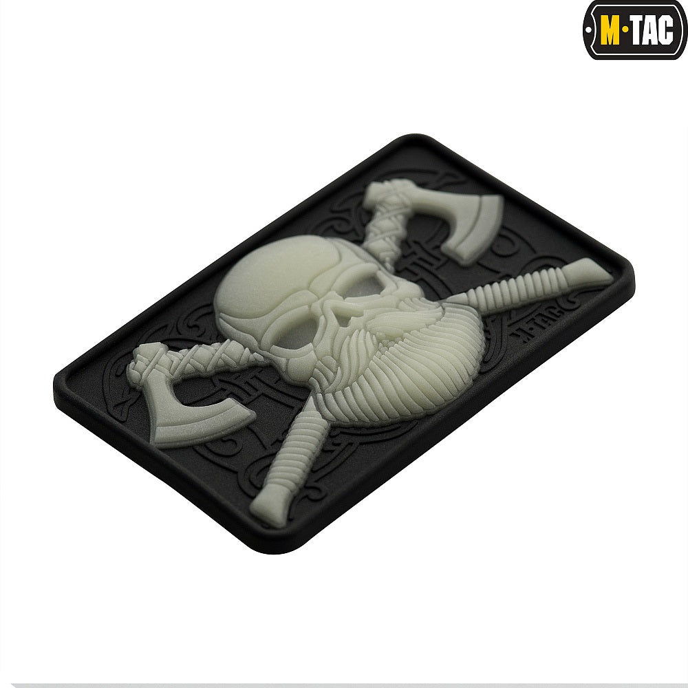 M-Tac Bearded Skull with Axes 3D PVC - M-TAC