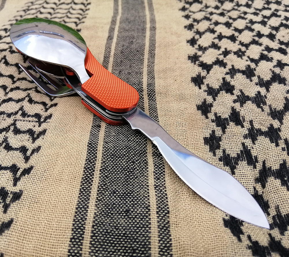 M-Tac Folding Two-piece Cutlery Set - M-TAC