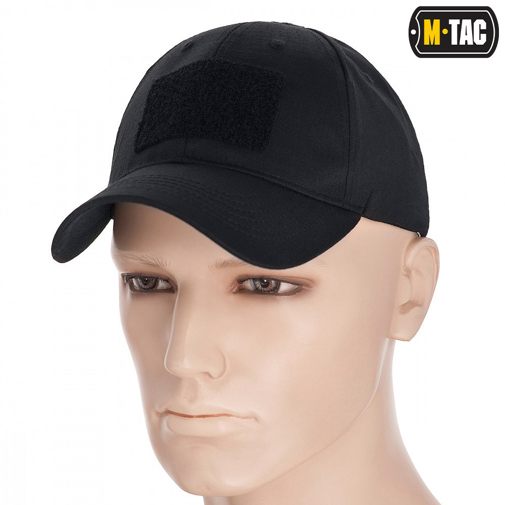 M-Tac Baseball Cap Flex Rip-Stop with Loop Panel