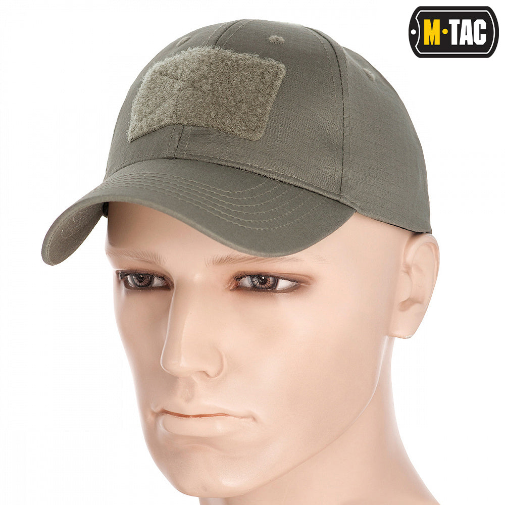 M-Tac Baseball Cap Flex Rip-Stop with Loop Panel
