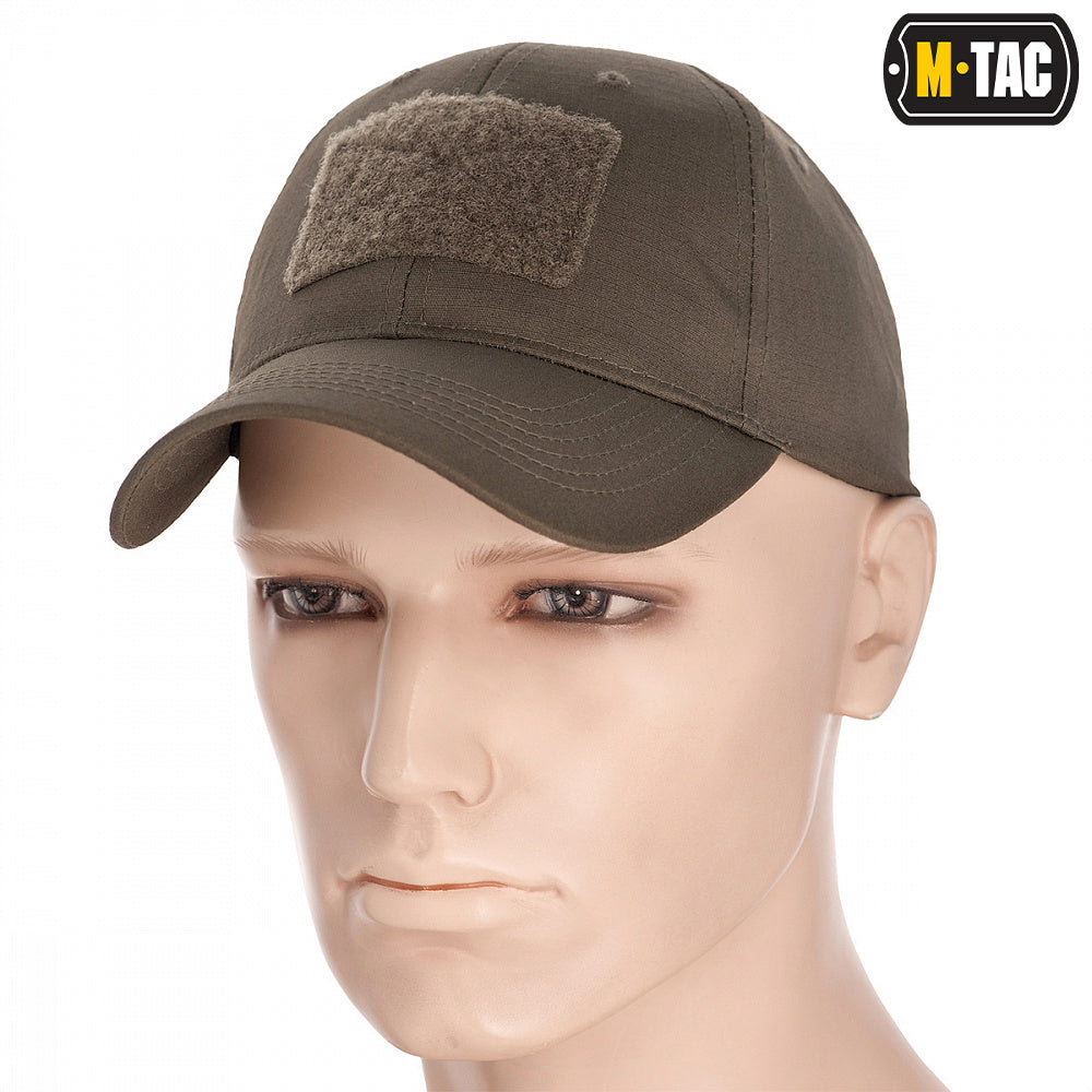 M-Tac Baseball Cap Flex Rip-Stop with Loop Panel