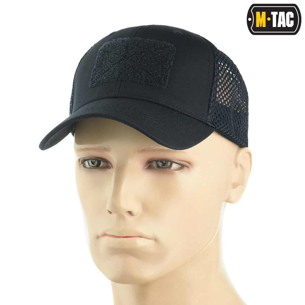 M-Tac Mesh Flex Ripstop Baseball Cap with Loop Panel - M-TAC