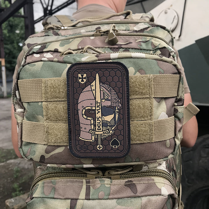Deus Vult Morale Patch Spartan Velcro Backed