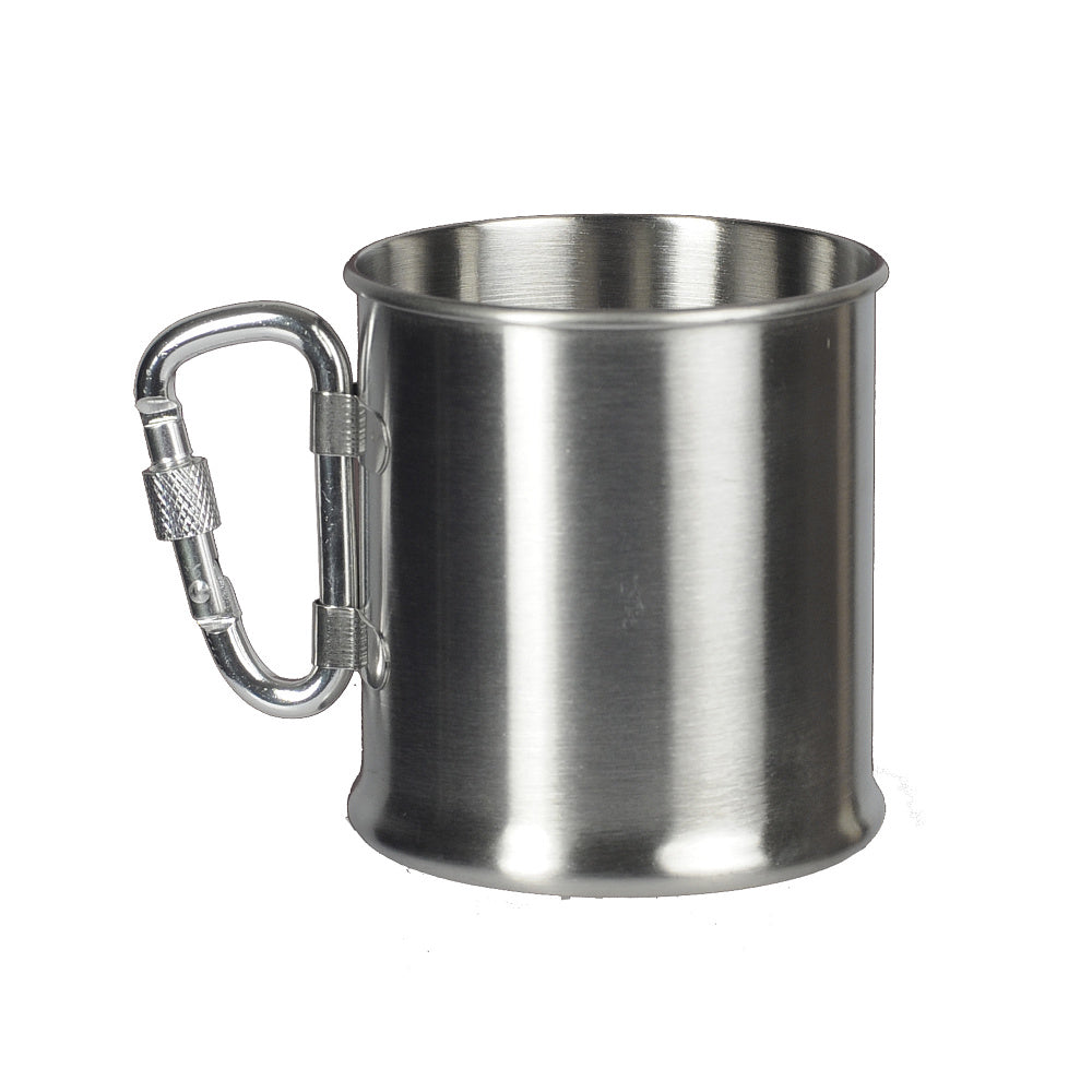 M-Tac Mug 8.5oz Stainless Steel with Carabiner - M-TAC