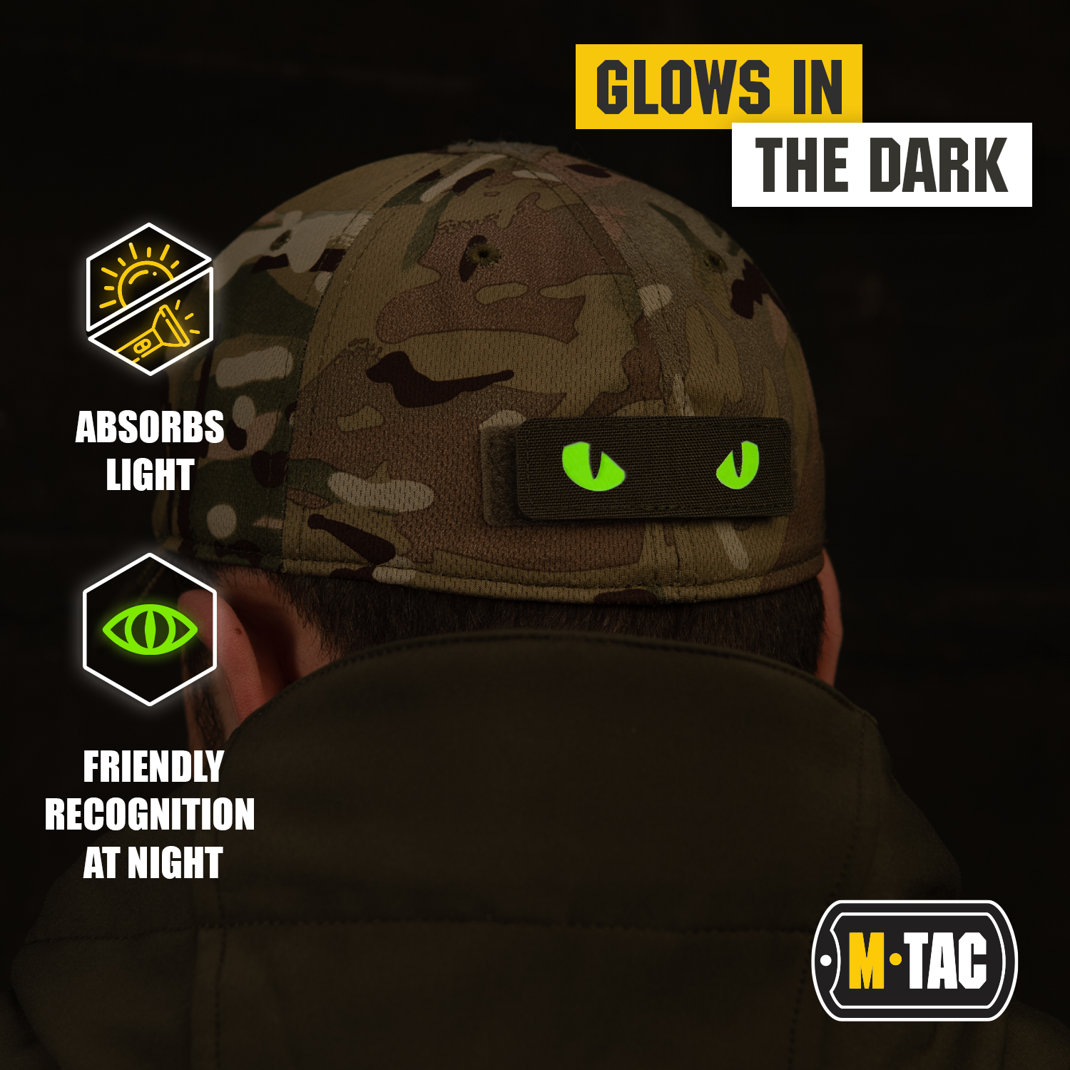 M-Tac patch Cat Eyes Laser Cut - M-TAC