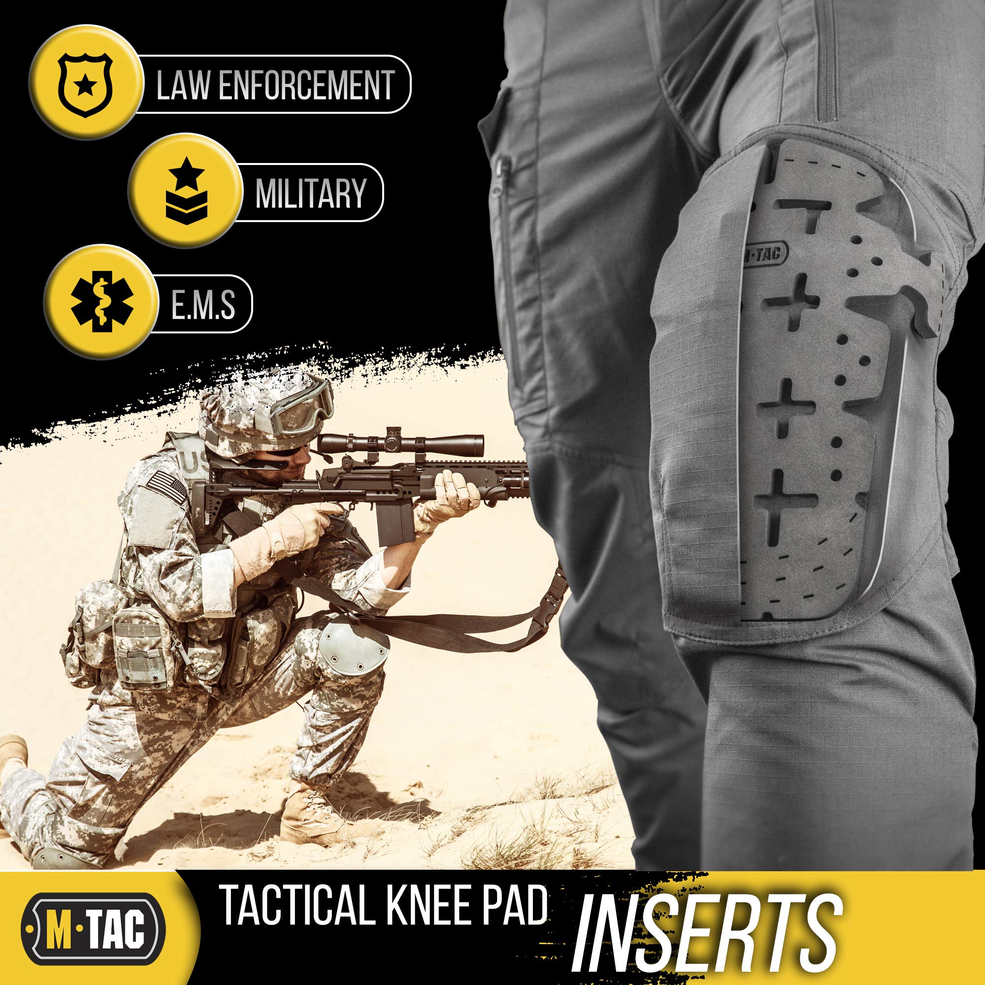 M-Tac Eva Knee Pad Inserts (Pair) - M-TAC