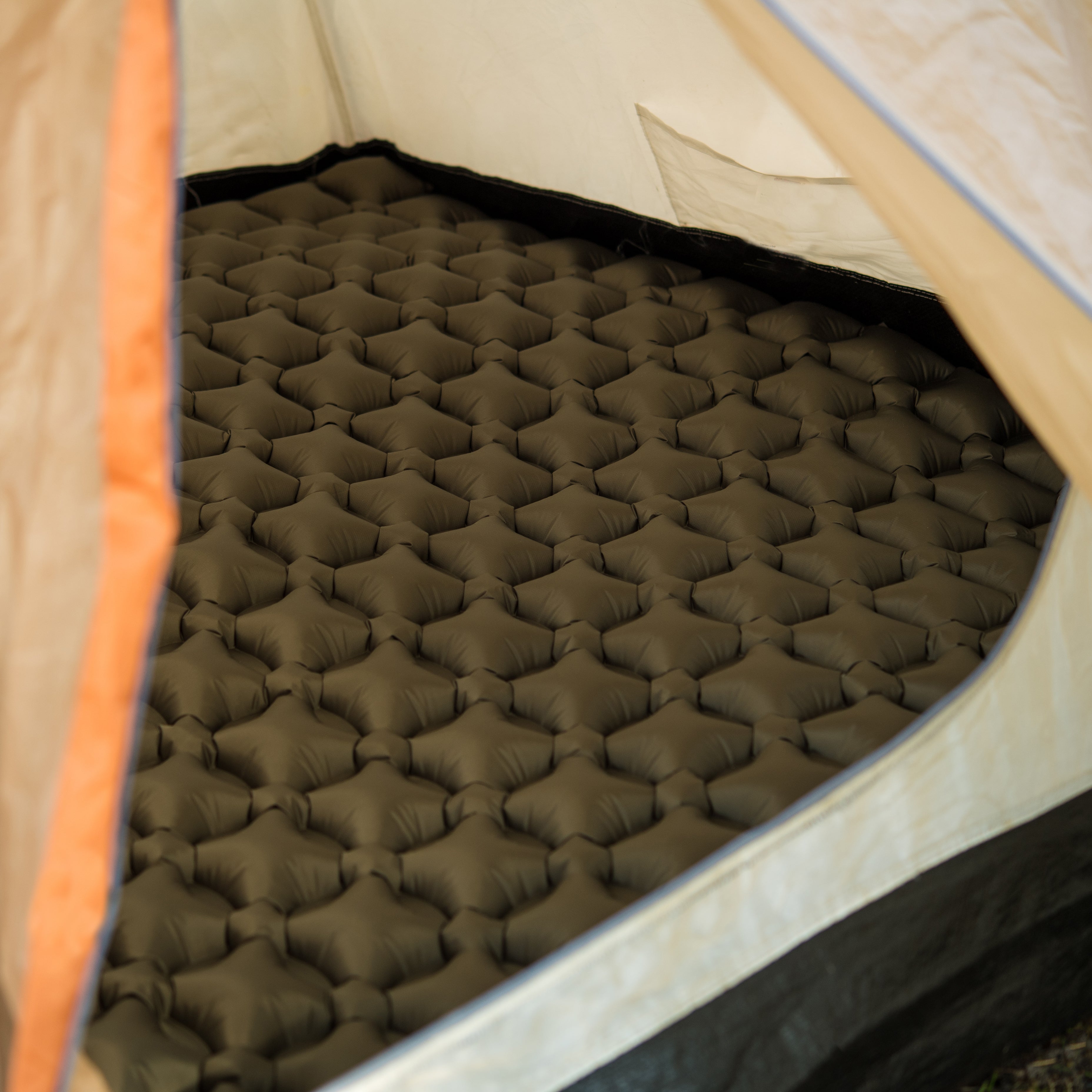 M-Tac inflatable sleeping pad 77" x 47" Olive - M-TAC