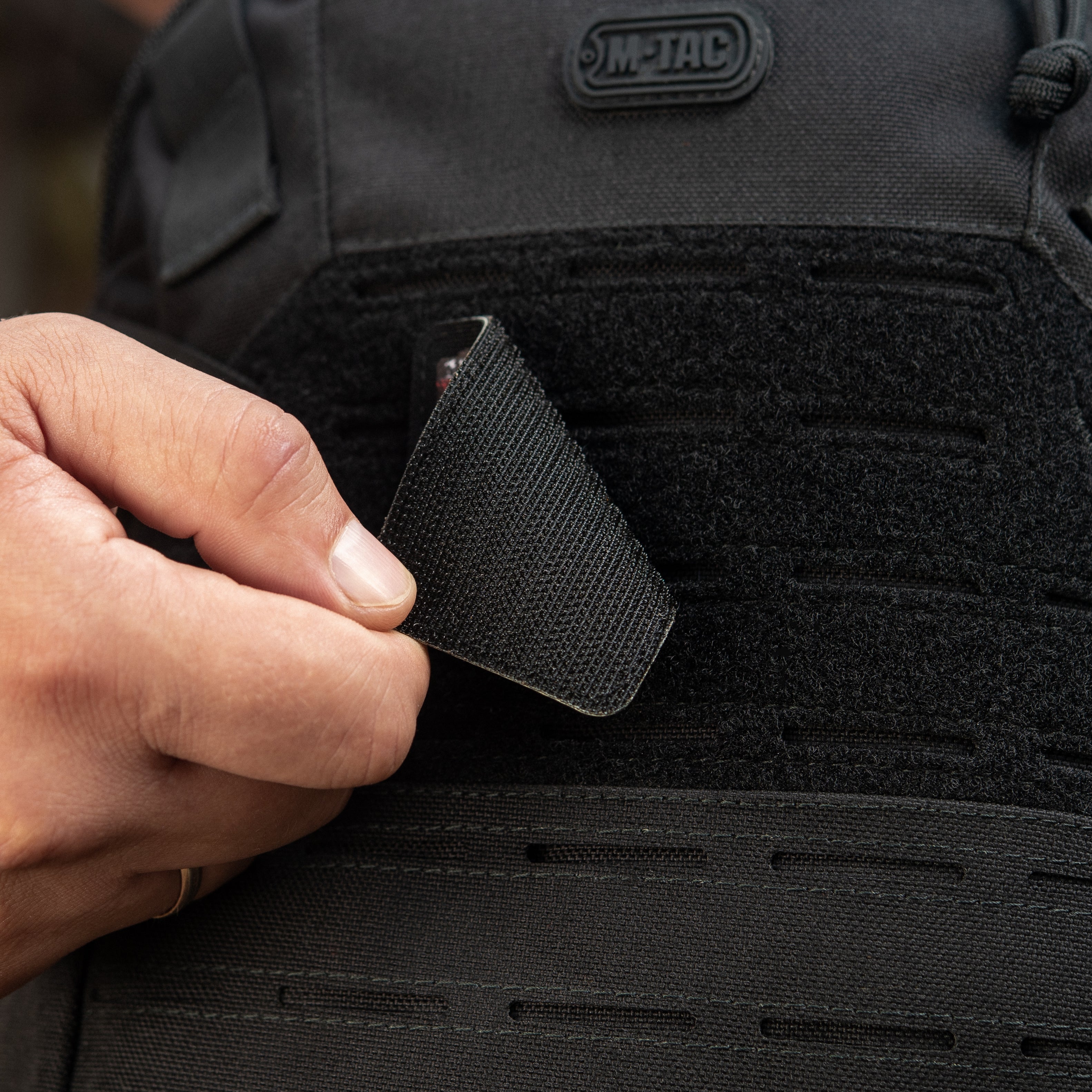 M-Tac patch U.S. Flag Reverse Vintage (3x2inches) Black/GID - M-TAC