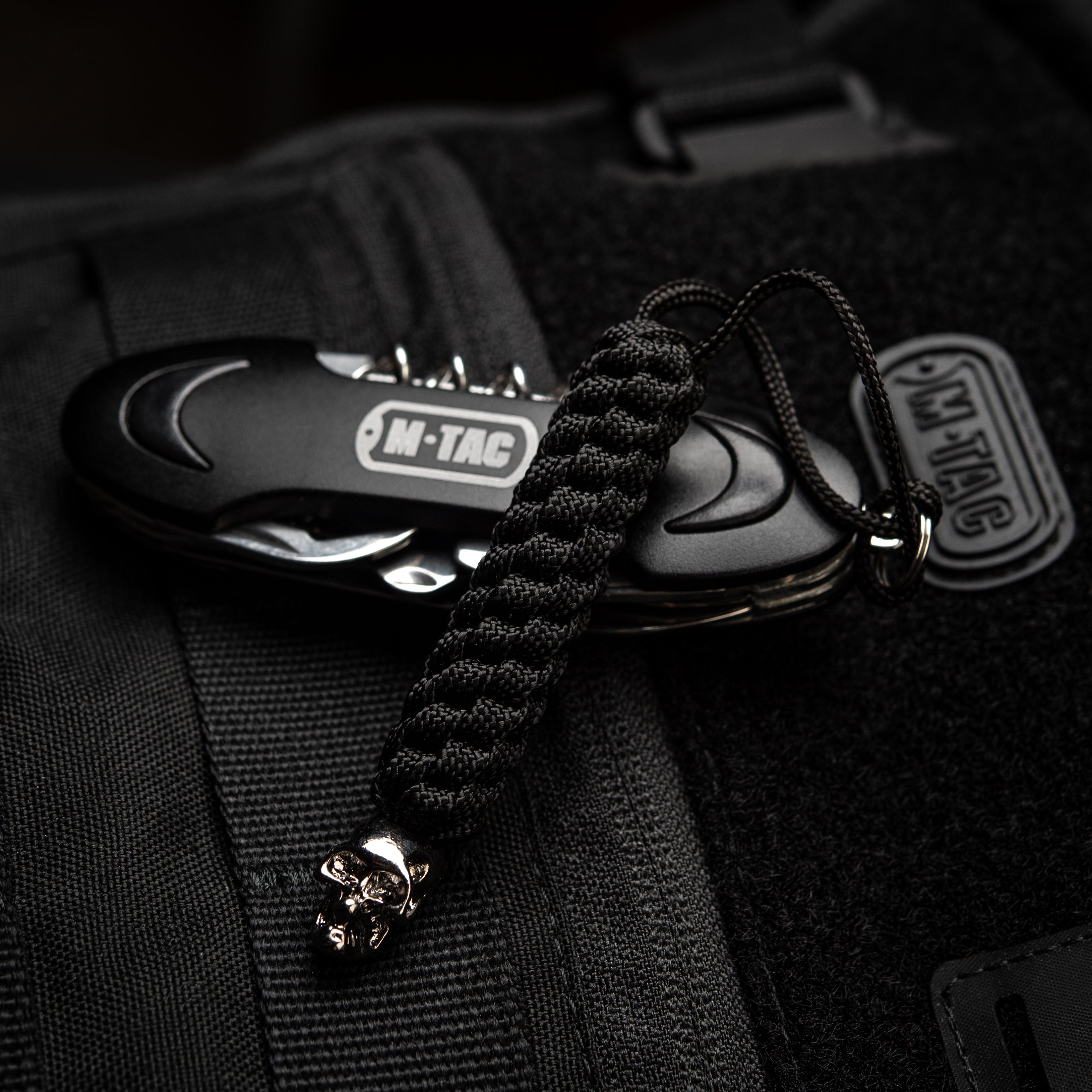 M-Tac Knife Lanyard Helix Skull - M-TAC