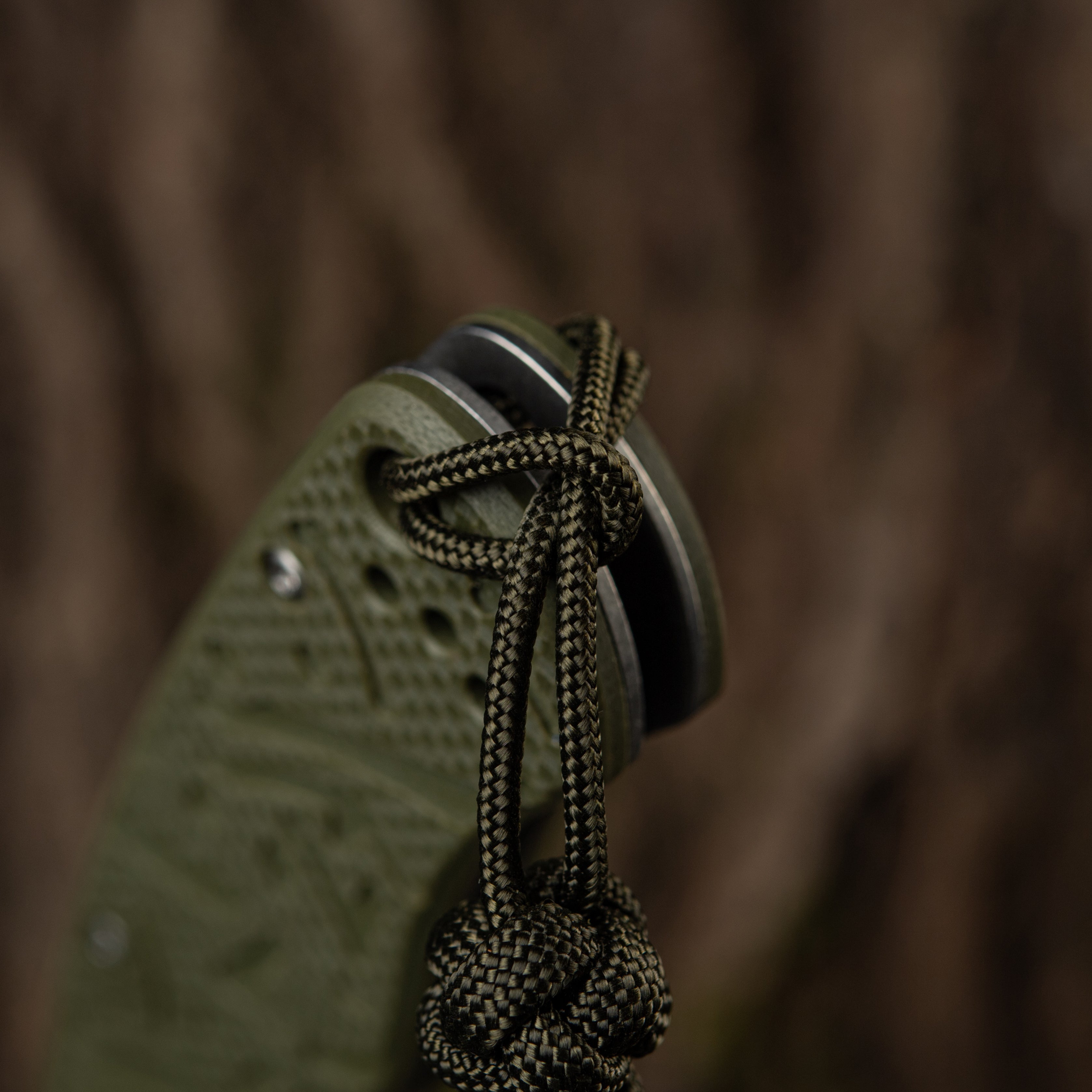 M-Tac Knife Lanyard Triquetra Olive - M-TAC