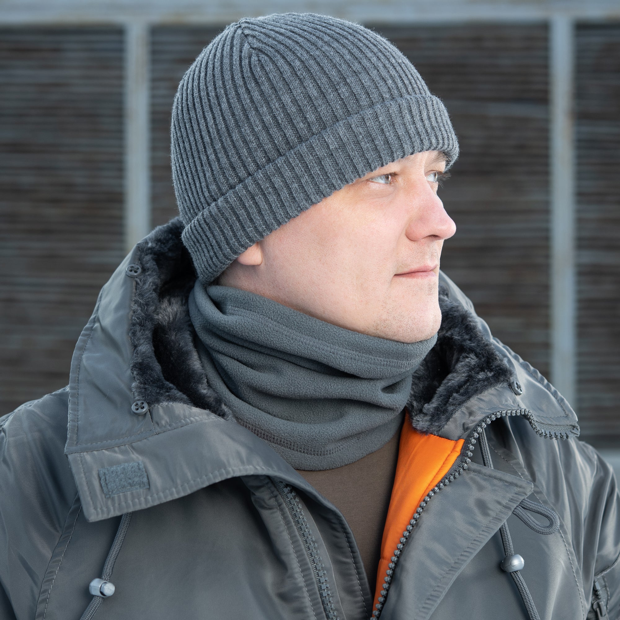 M-Tac Fleece Neck Gaiter 1/2 with Drawstring (260g/m2) - M-TAC