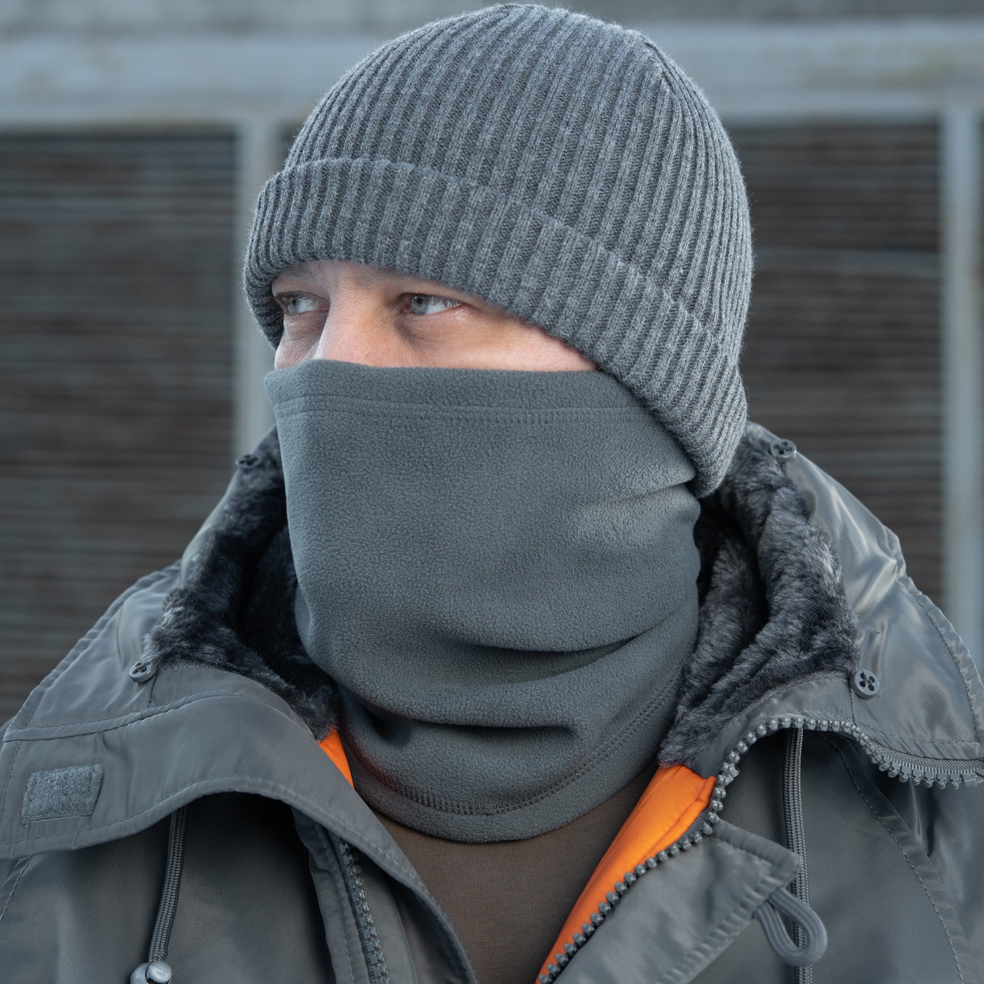 M-Tac Fleece Neck Gaiter 1/2 with Drawstring (260g/m2) - M-TAC