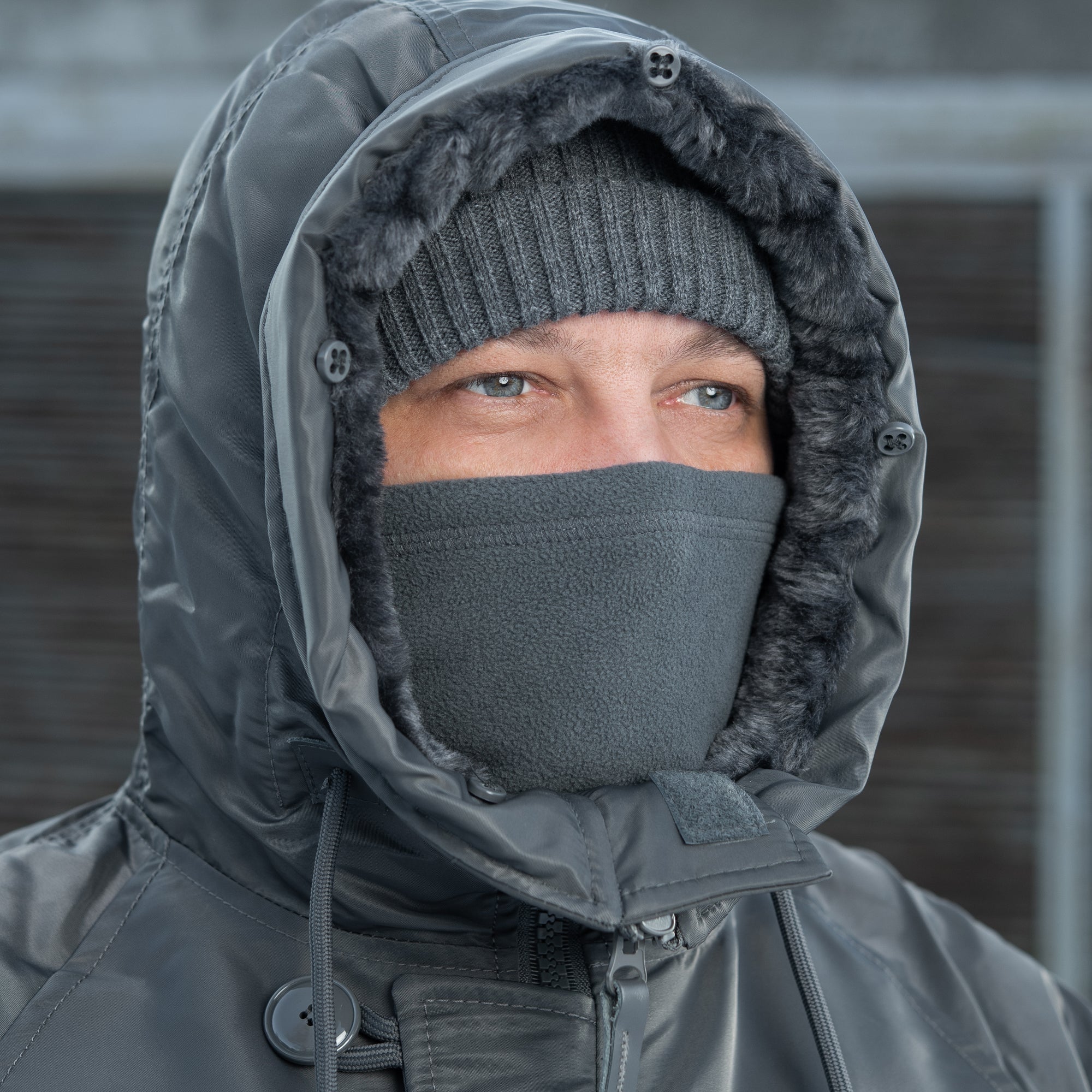 M-Tac Fleece Neck Gaiter 1/2 with Drawstring (260g/m2) - M-TAC