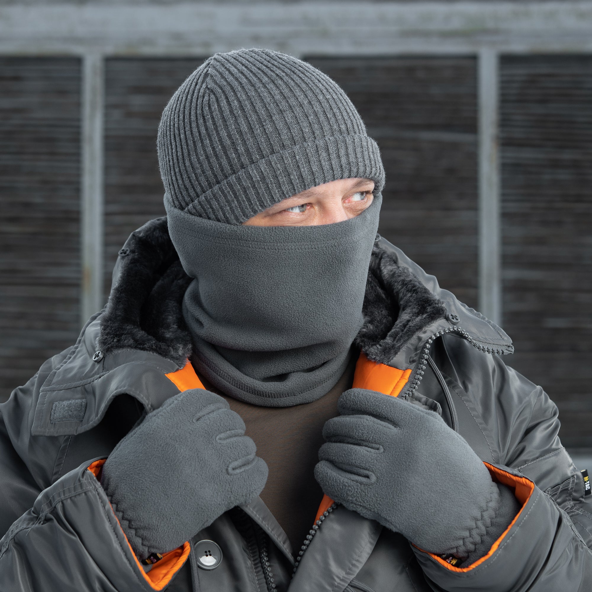 M-Tac Fleece Neck Gaiter 1/2 with Drawstring (260g/m2) - M-TAC