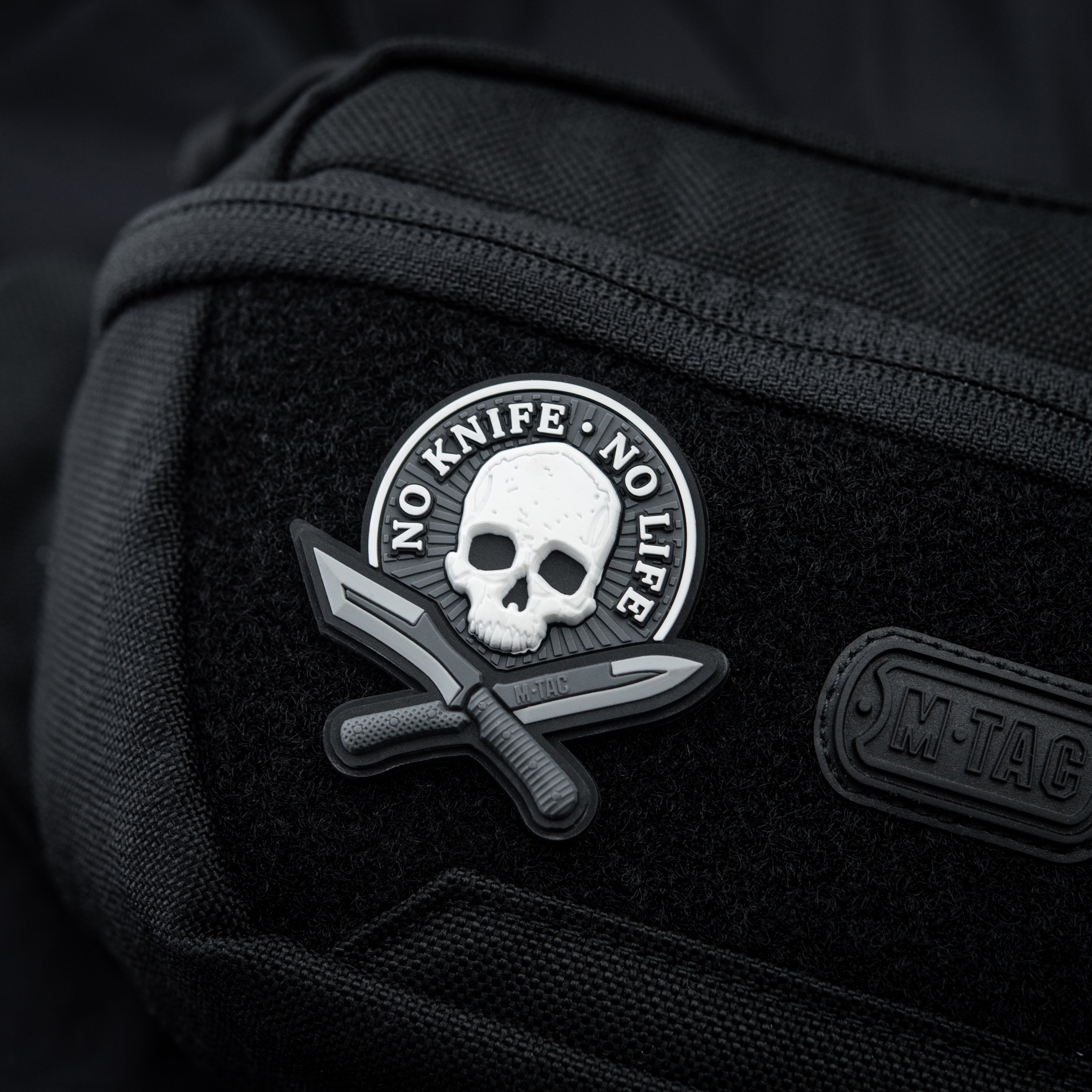 M-Tac patch No Knife - No Life 3D PVC - M-TAC