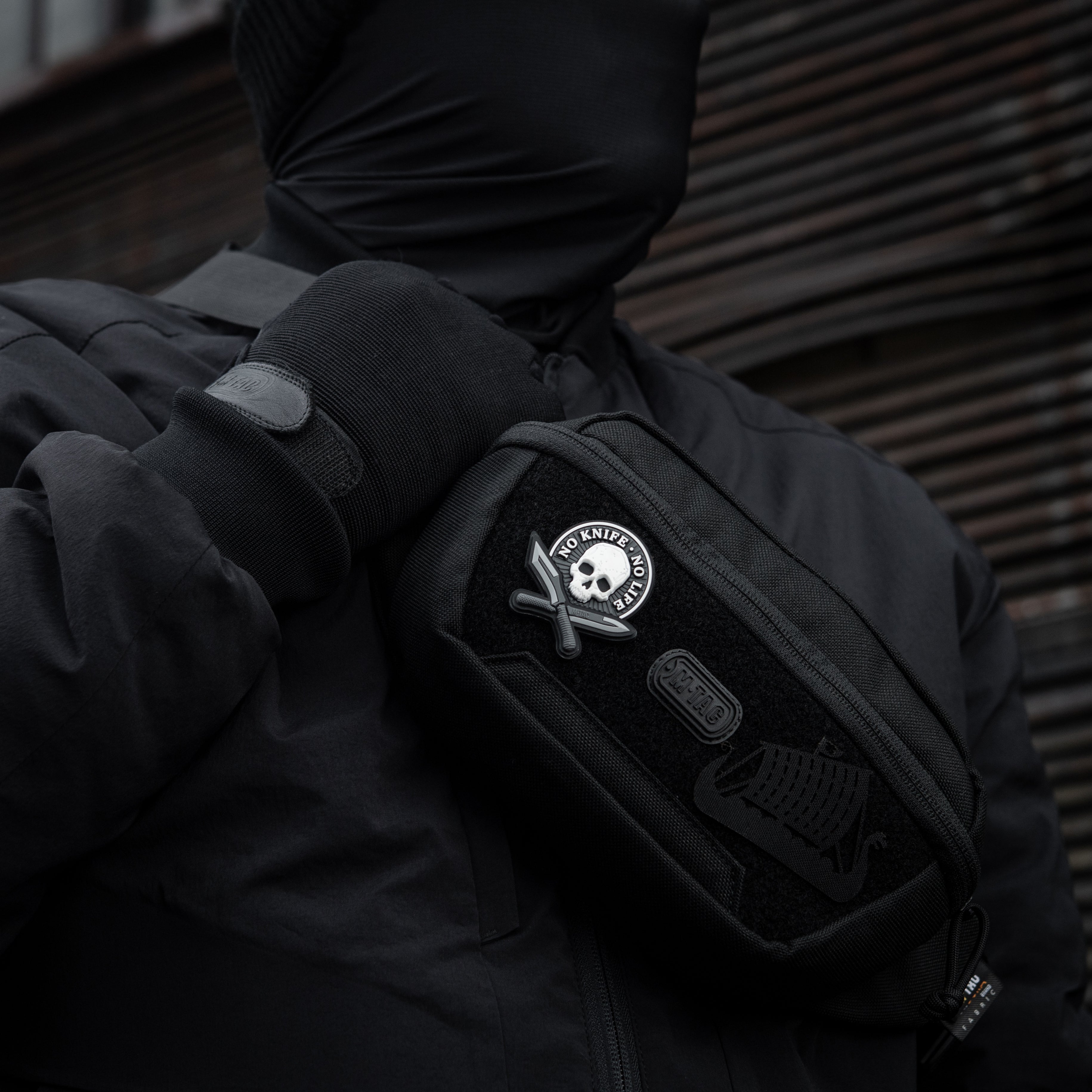M-Tac patch No Knife - No Life 3D PVC - M-TAC