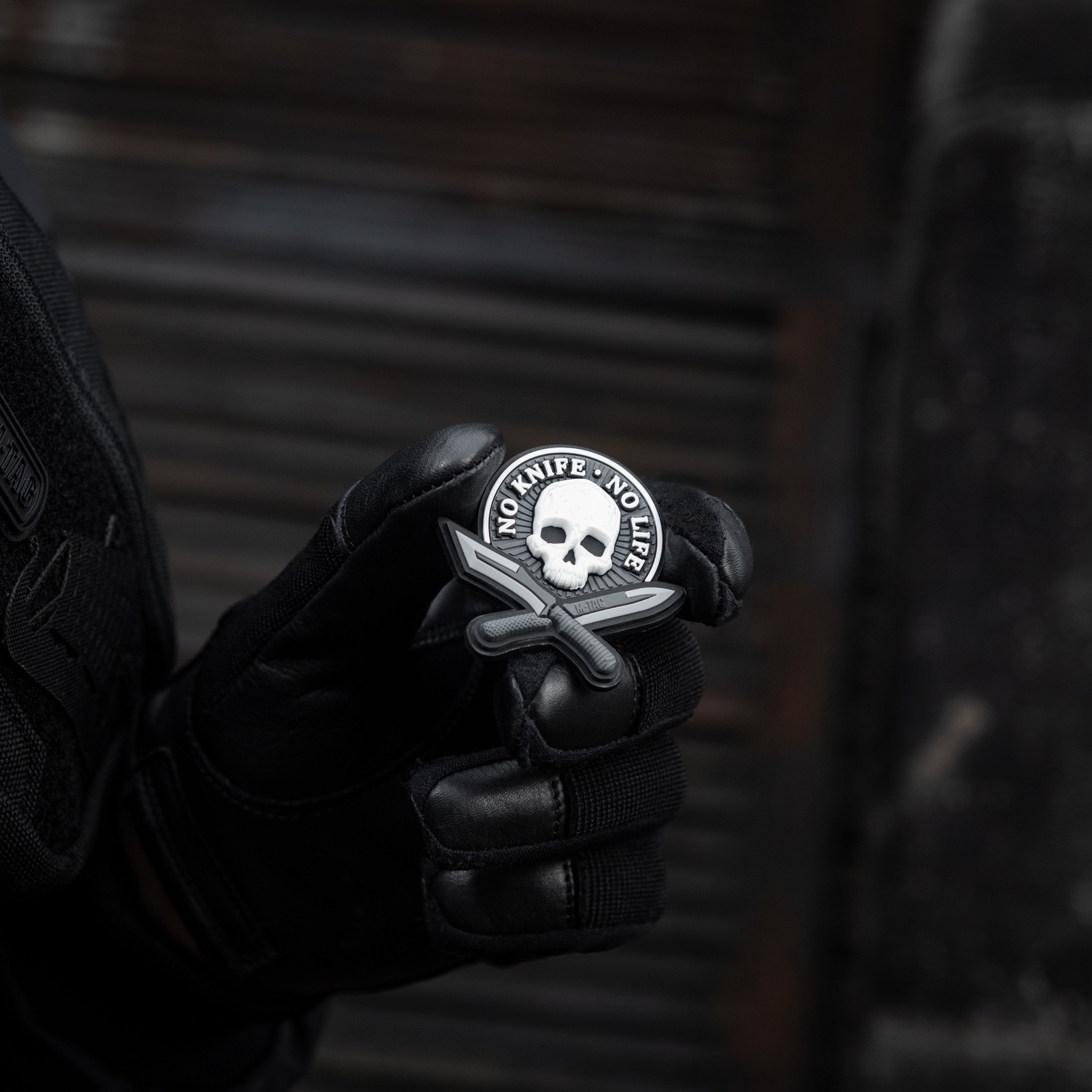 M-Tac patch No Knife - No Life 3D PVC - M-TAC