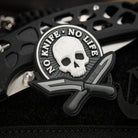 M-Tac patch No Knife - No Life 3D PVC - M-TAC