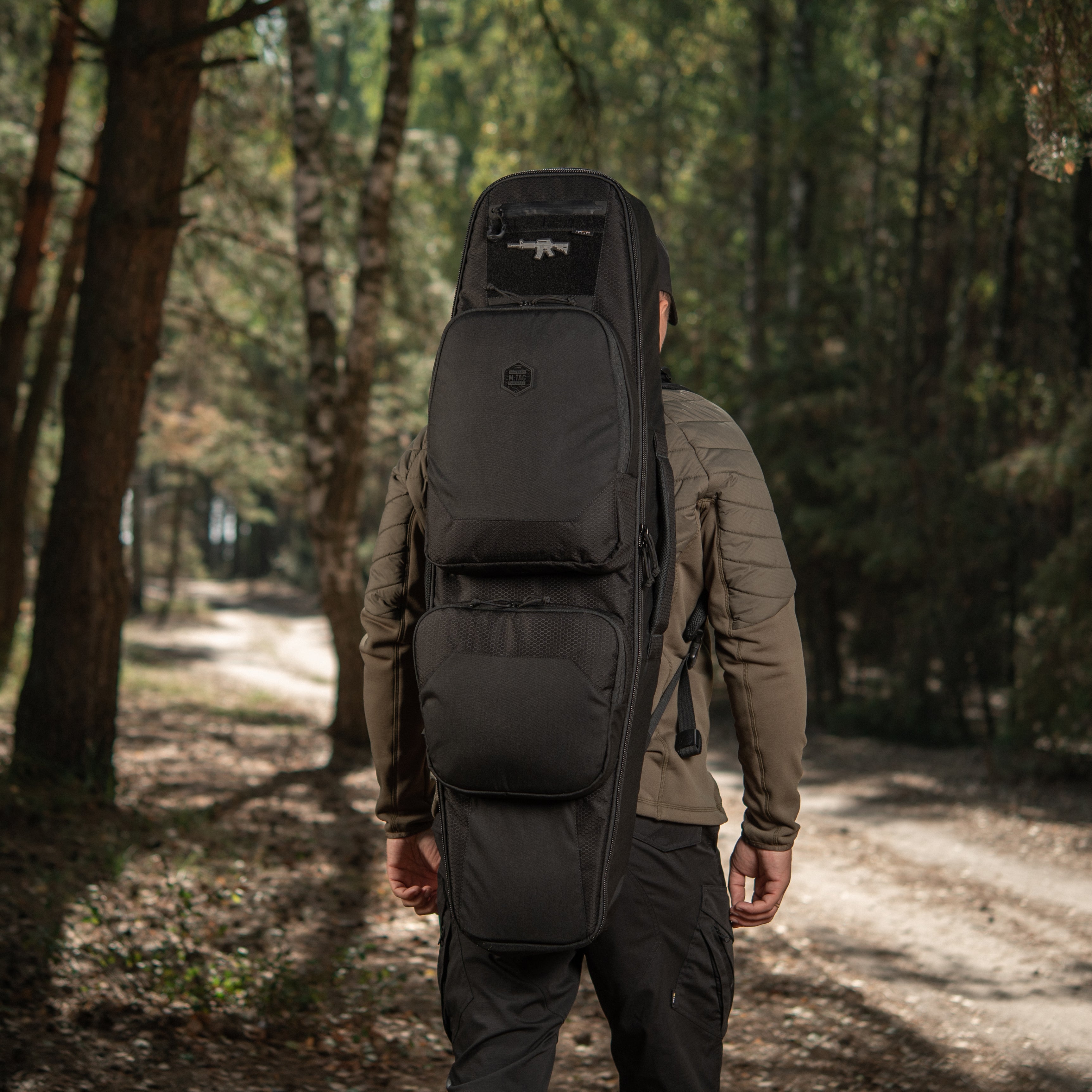 M-Tac Gun Backpack Case 41" Elite Hex Black - M-TAC