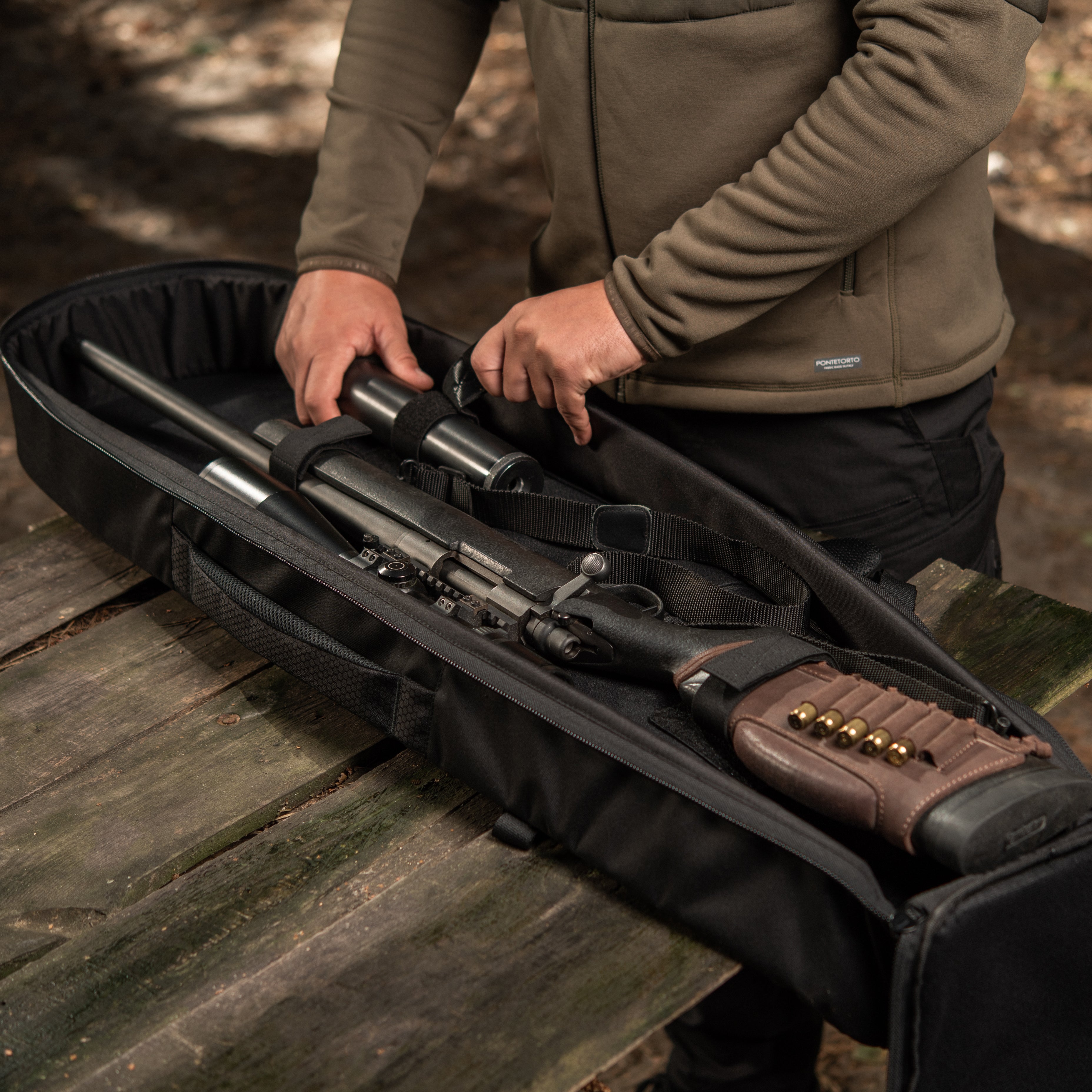M-Tac Gun Backpack Case 41" Elite Hex Black - M-TAC