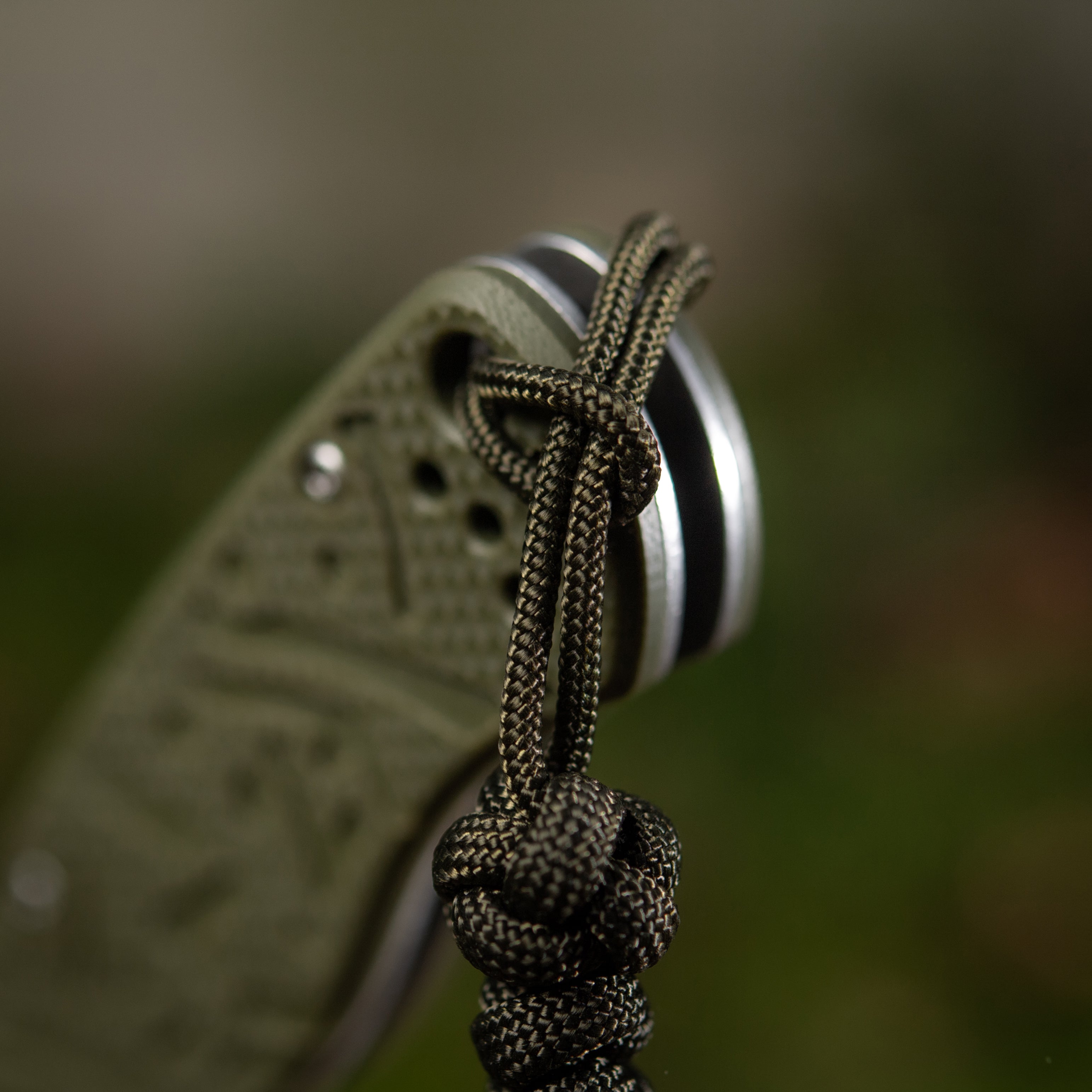 M-Tac Knife Lanyard Triquetra Olive - M-TAC