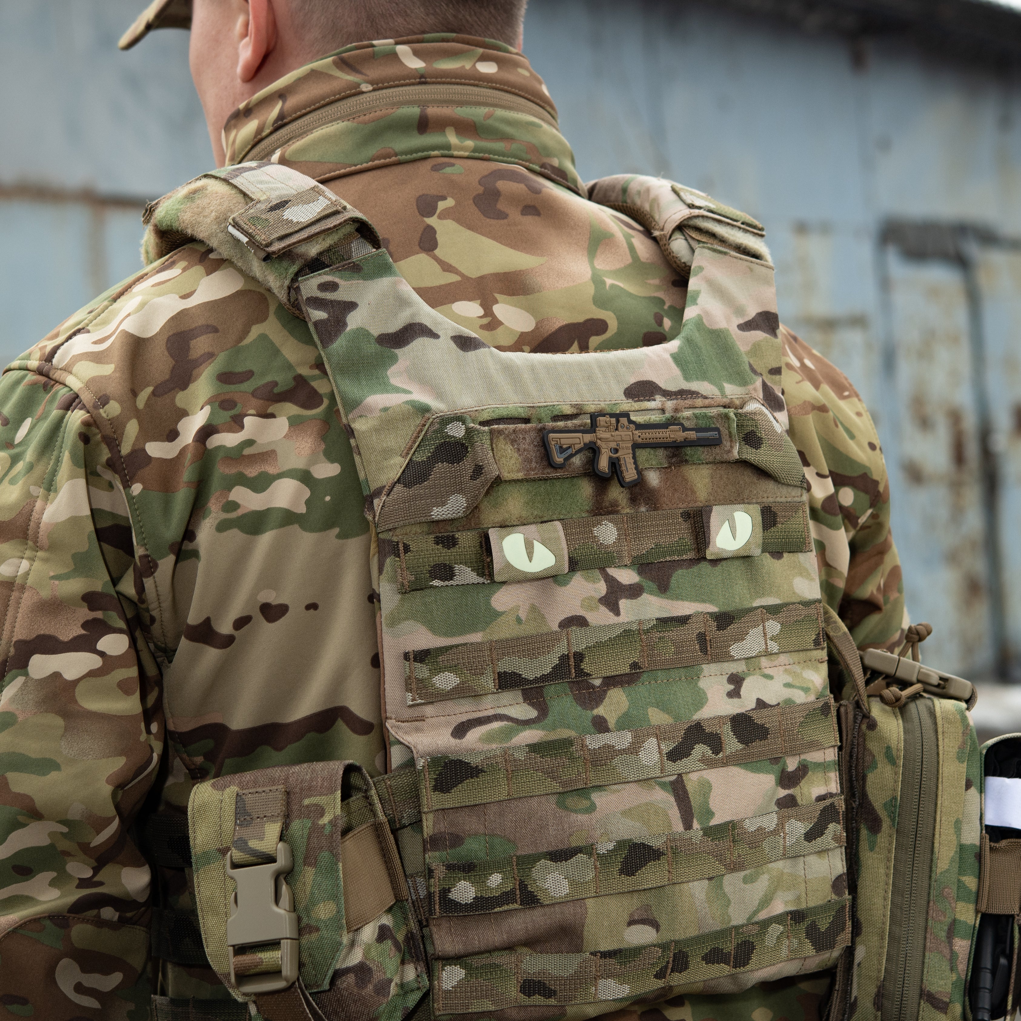 M-Tac patch Tiger Eyes Laser Cut (couple) - M-TAC