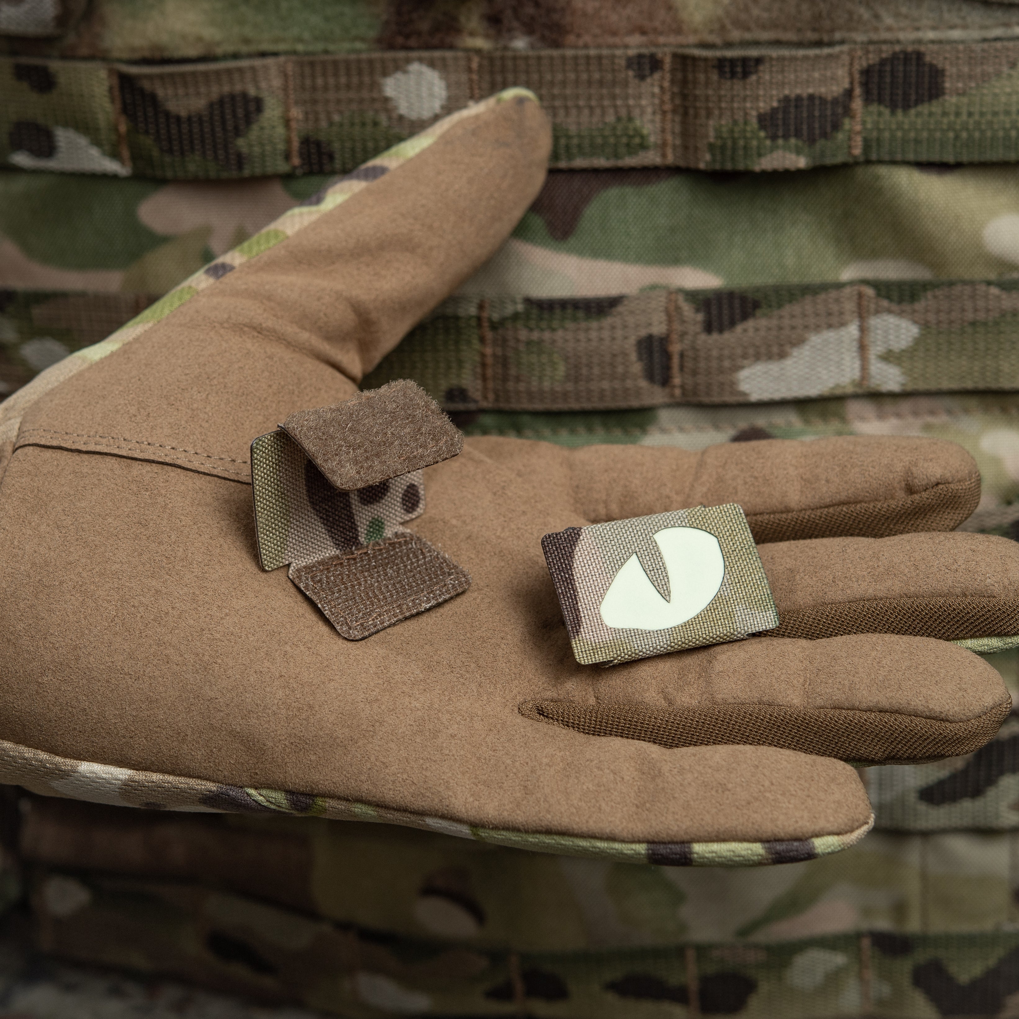 M-Tac patch Tiger Eyes Laser Cut (couple) - M-TAC