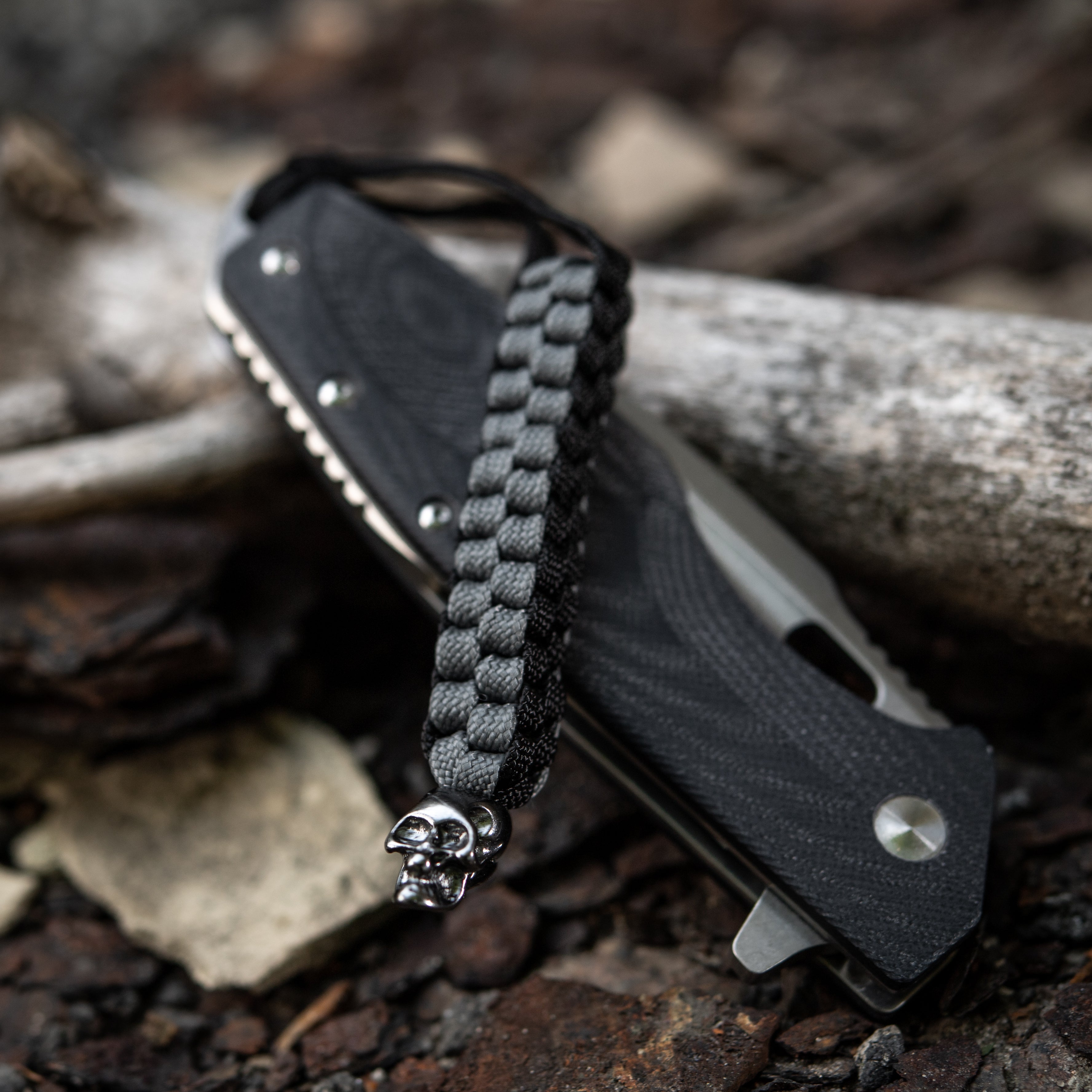M-Tac Knife Lanyard Cuboid Skull - M-TAC