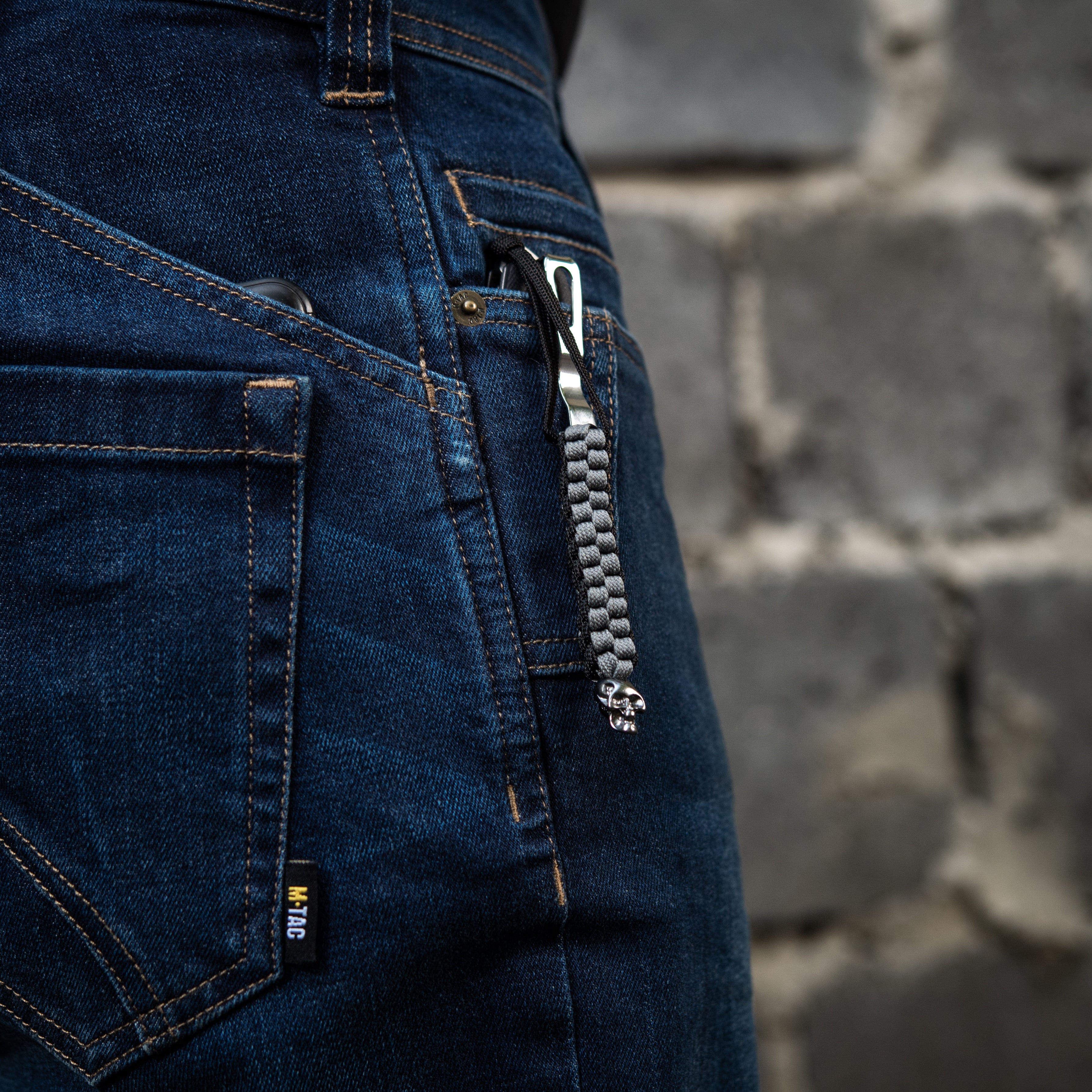 M-Tac Knife Lanyard Cuboid Skull - M-TAC