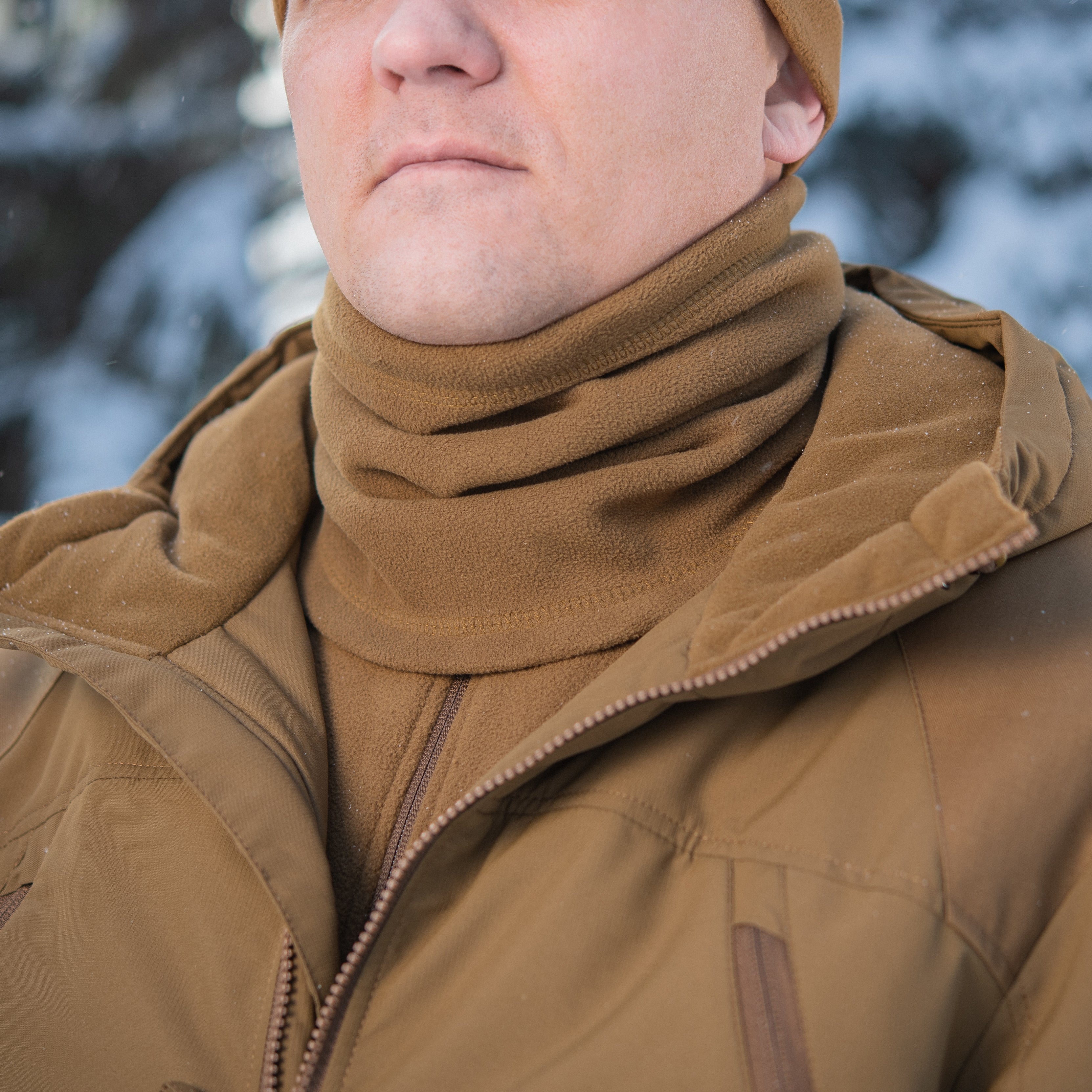 M-Tac Fleece Neck Gaiter 1/2 with Drawstring (260g/m2) - M-TAC