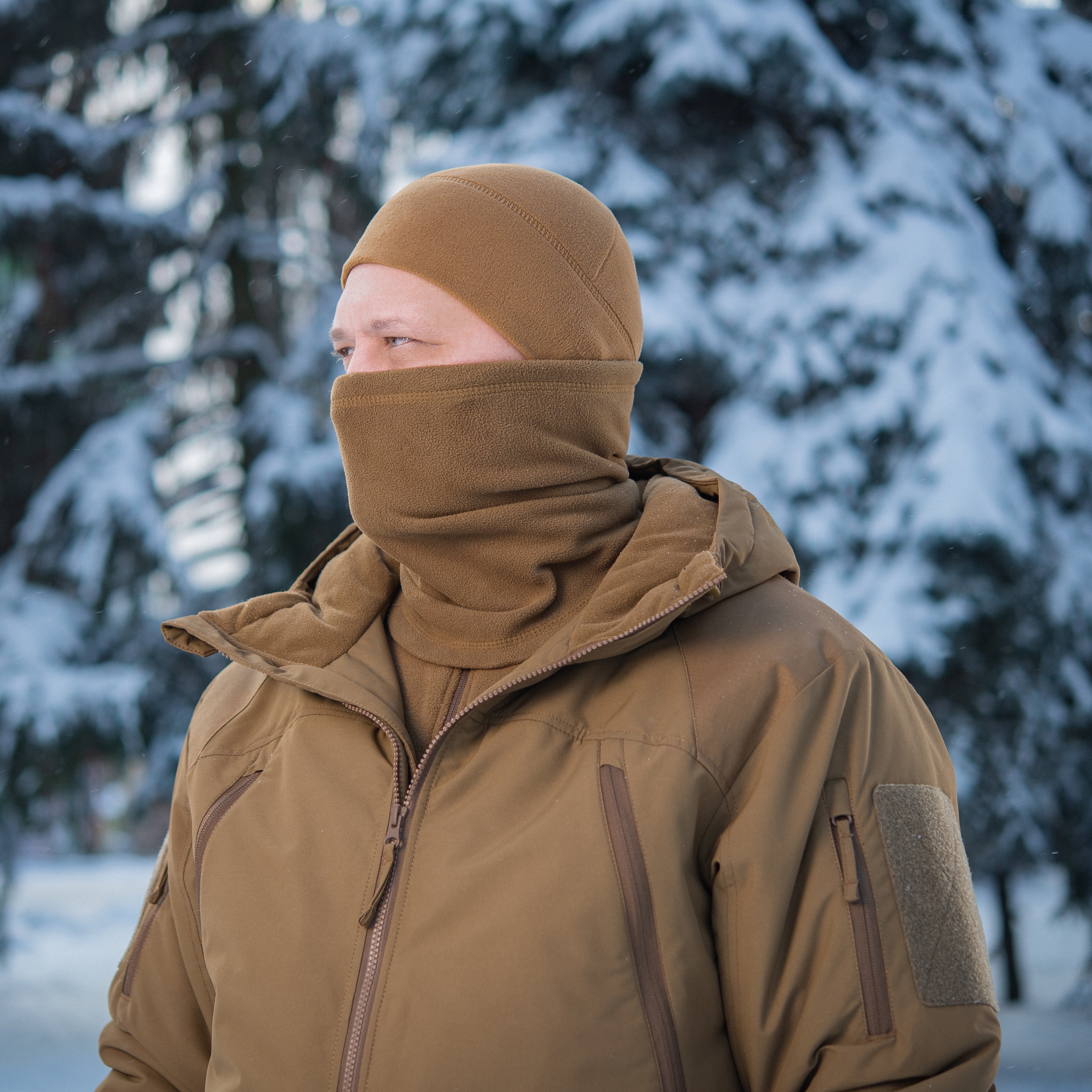 M-Tac Fleece Neck Gaiter 1/2 with Drawstring (260g/m2) - M-TAC