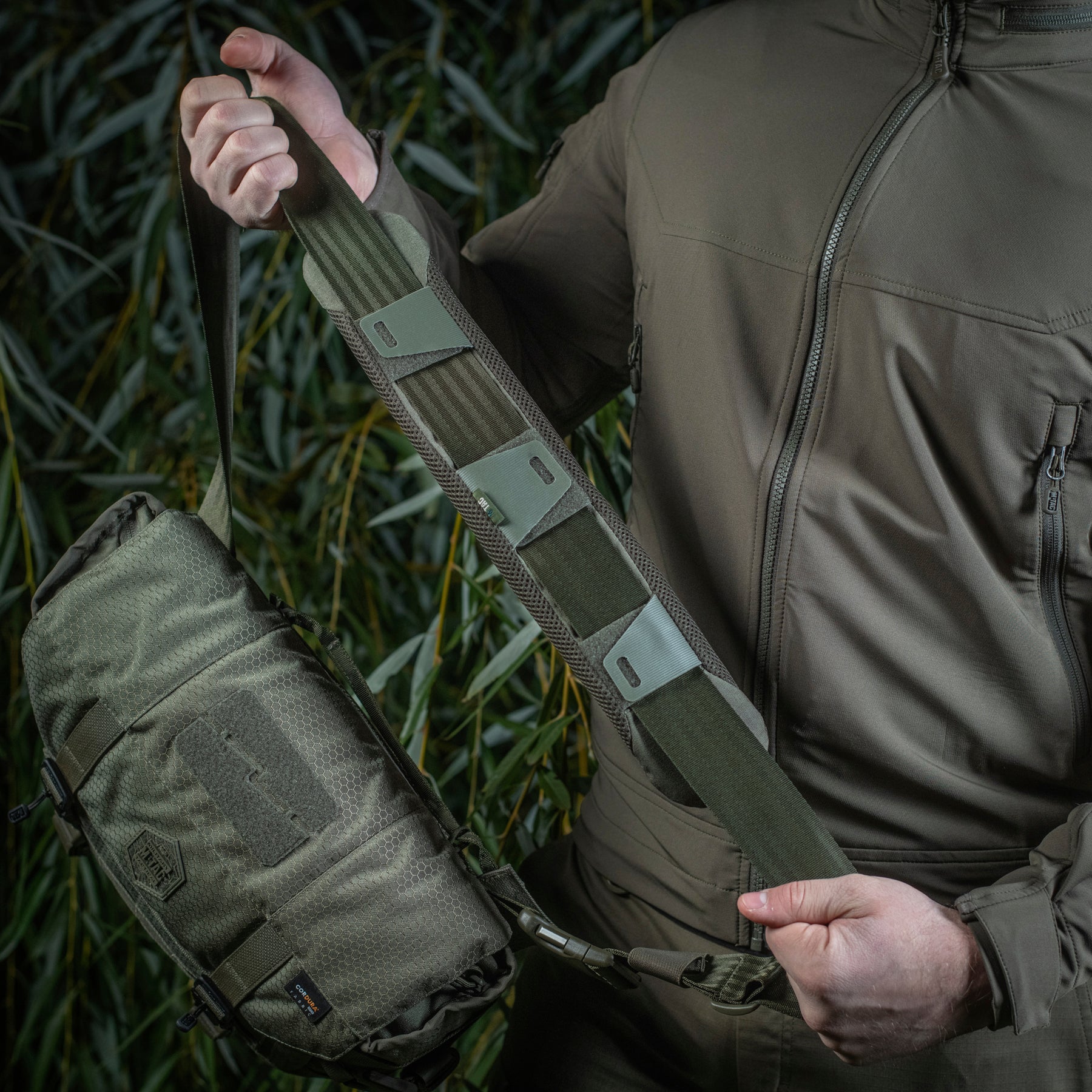 M-Tac damper on the shoulder strap 50 mm Elite Ranger Green - M-TAC