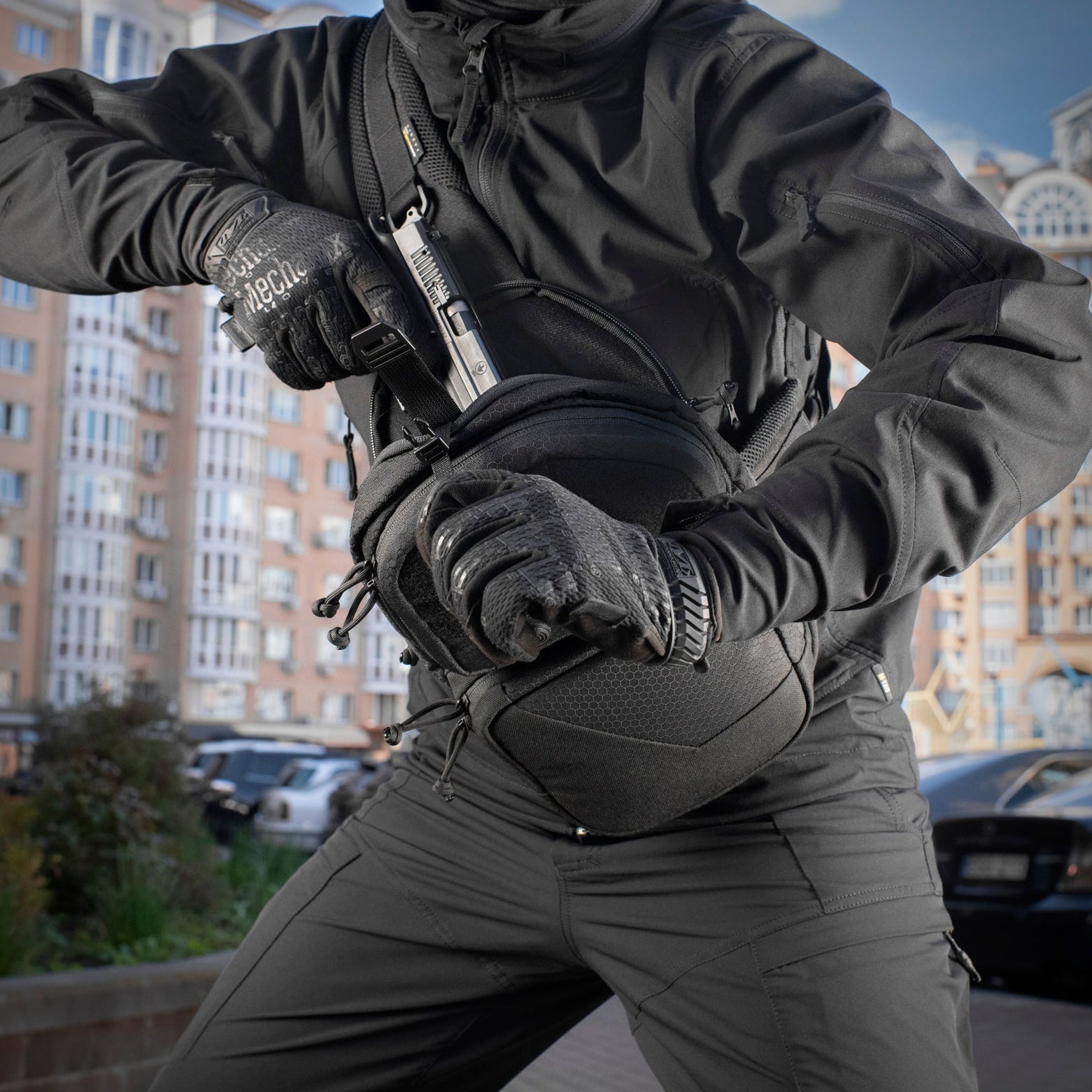 M-Tac Buckler Sling Bag Elite Hex - M-TAC